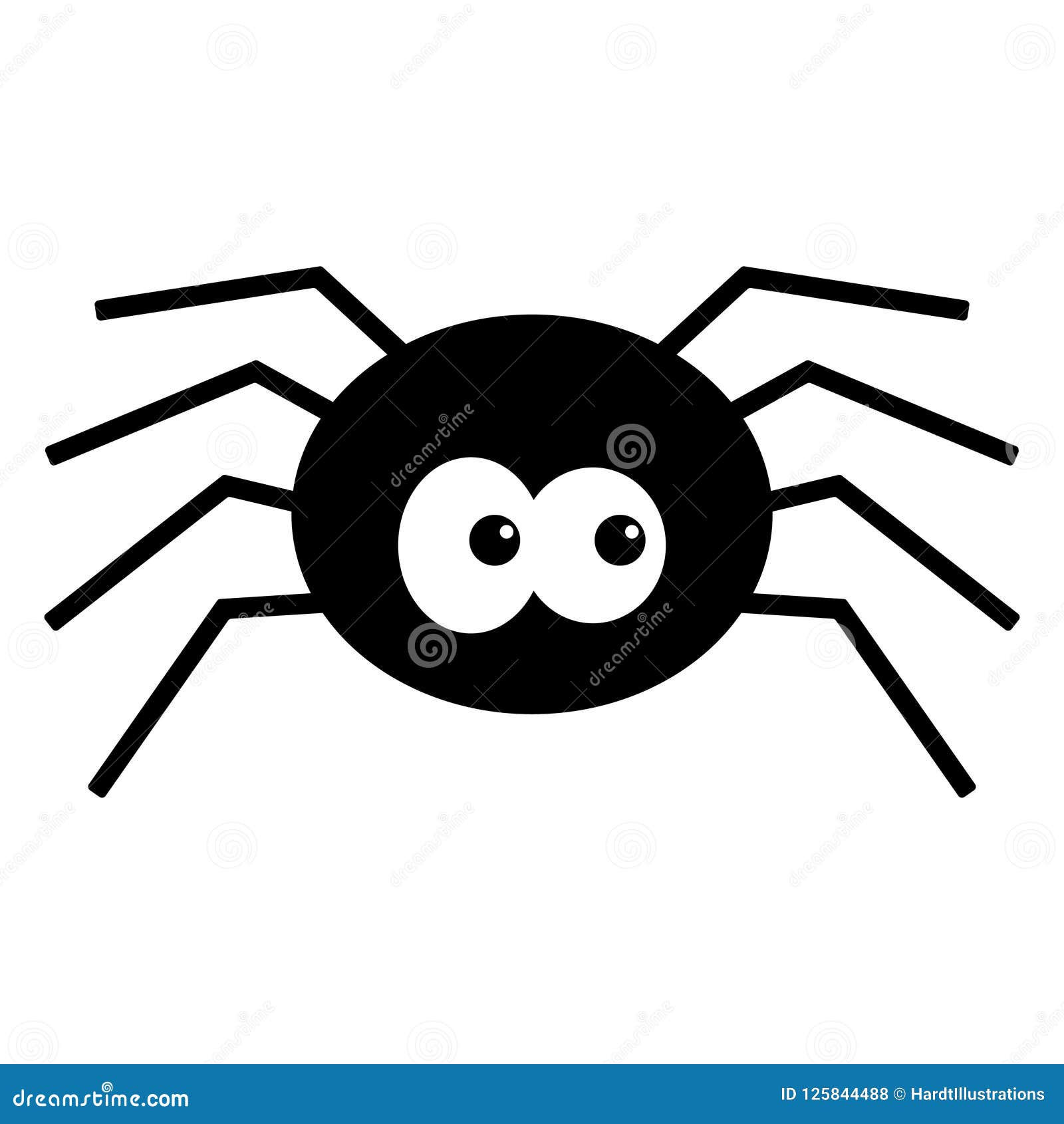 Wallpaper #lGfS95IBSpphPi3-XIdN282 Cartoon Spider with Big Eyes Vector Illustration Cartoondealercom