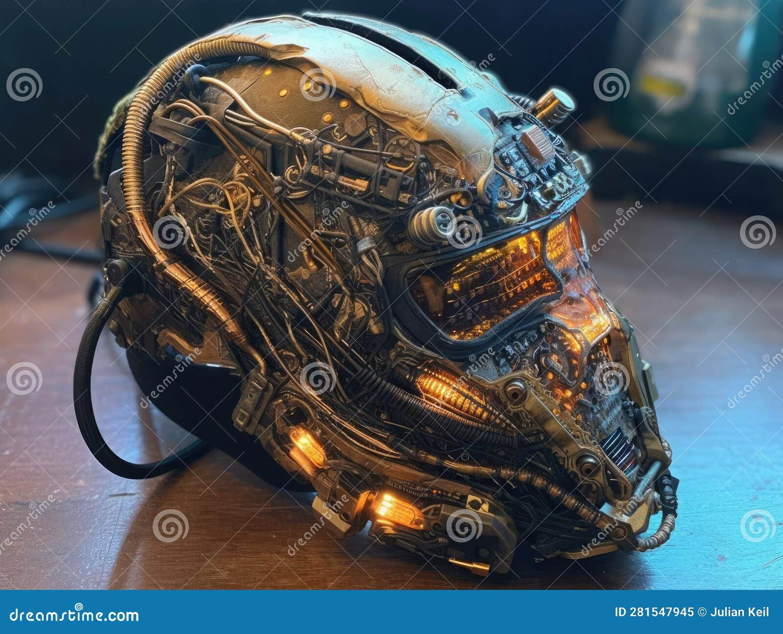 Wallpaper #Fp2HM5MBgczKmuyaifW5417 Glowing Cyberpunk Mask with Circuitry and Ar Stock Illustration