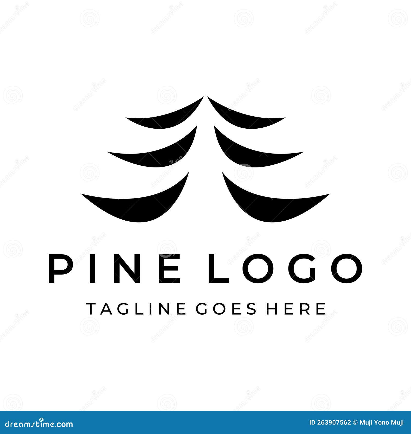 Wallpaper #BGdQC5MBSpphPi3-qtkV250 Creative Abstract Pine Tree and Pine Forest Logo Template Design