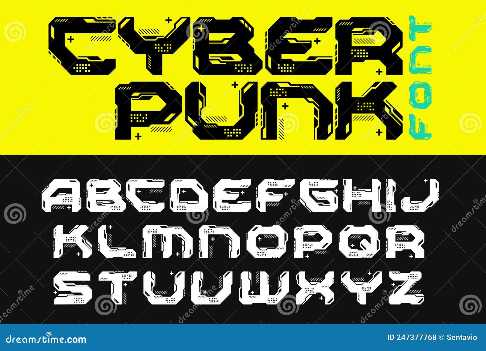 Wallpaper #UNsdYpcBzF5tfotJnuWV28 Cyberpunk Font Vector Design Style Stock Illustration Illustration of