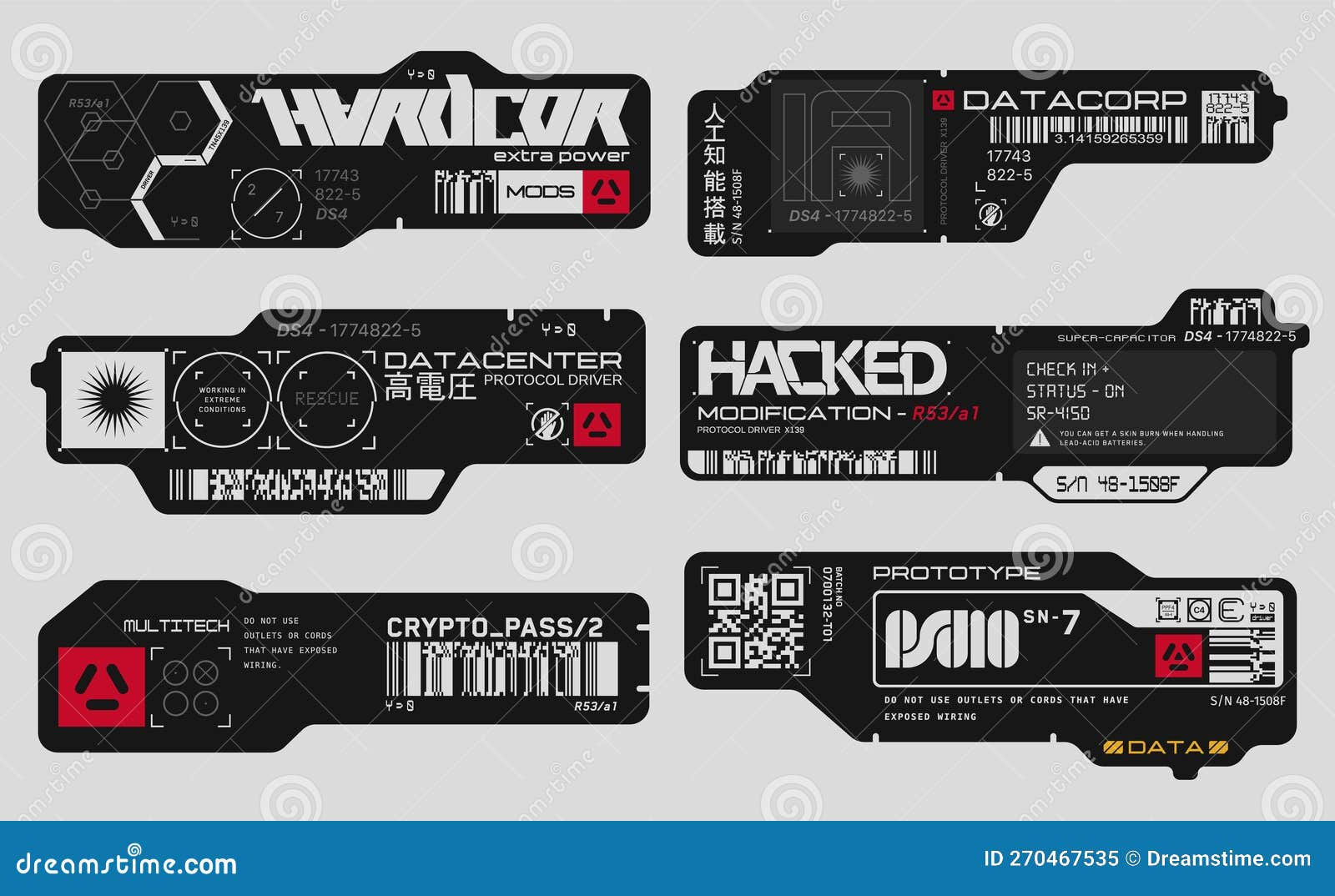 Wallpaper #IwNKY5MBpyOg8YnEldVx0 Cyberpunk Decals Set Set of Vector Stickers and Labels in Futuristic