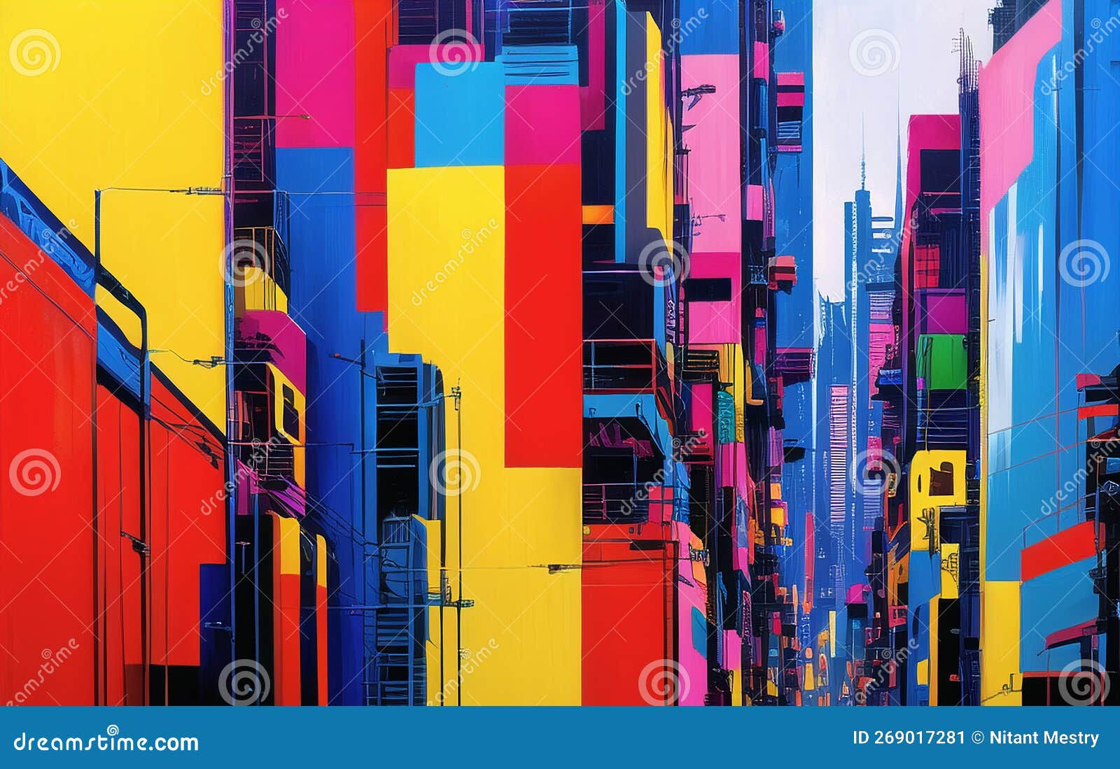 Wallpaper #rGf2-pIBSpphPi3-35I2238 Sci Fi Fantasy City Cyberpunk Buildings Illustration Neon Colors