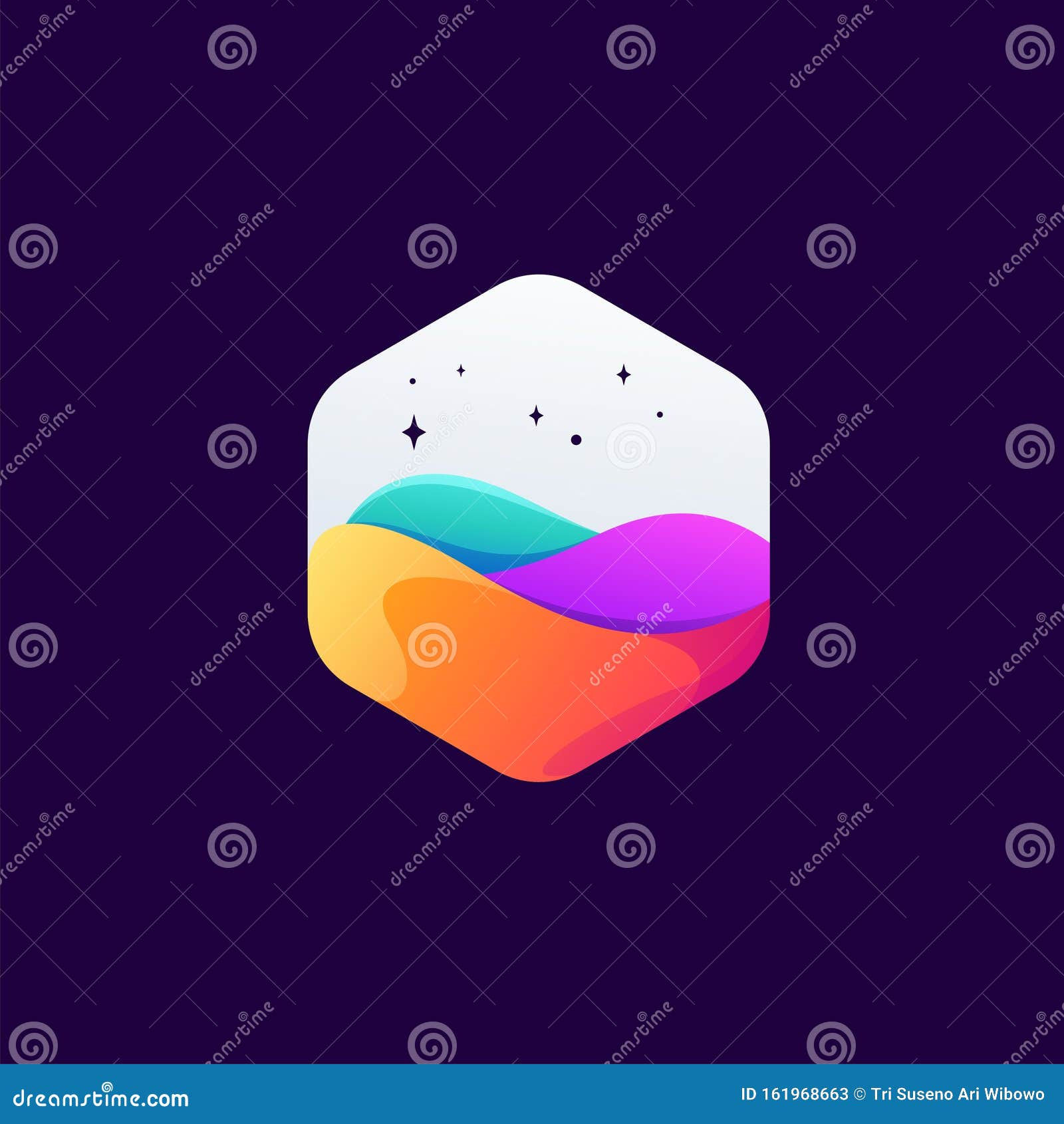 Wallpaper #qx07LZMBlOZrFDOk4M_h175 Colorful Logo Design Vector Illustration Design Stock Vector