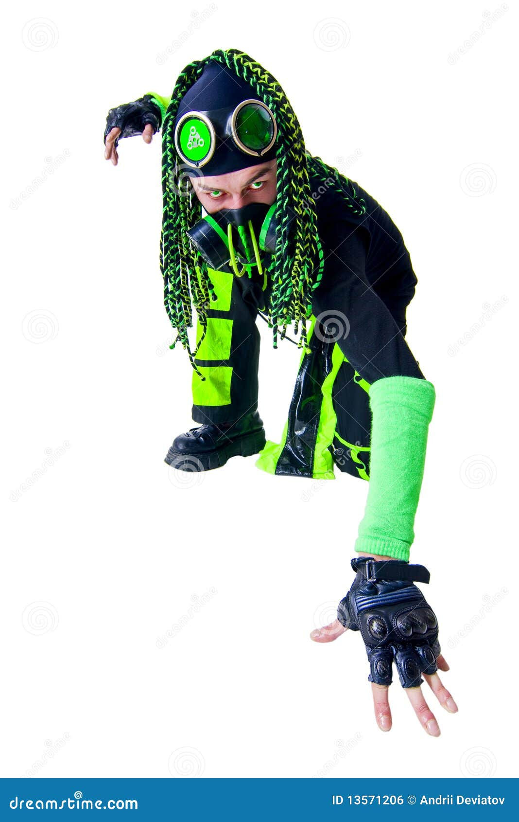 Wallpaper #FM5vJZMB71dOy6JZ5RSb22 Cyber Goth Guy Posing Like a Spiderman Stock Photo Image of Isolated
