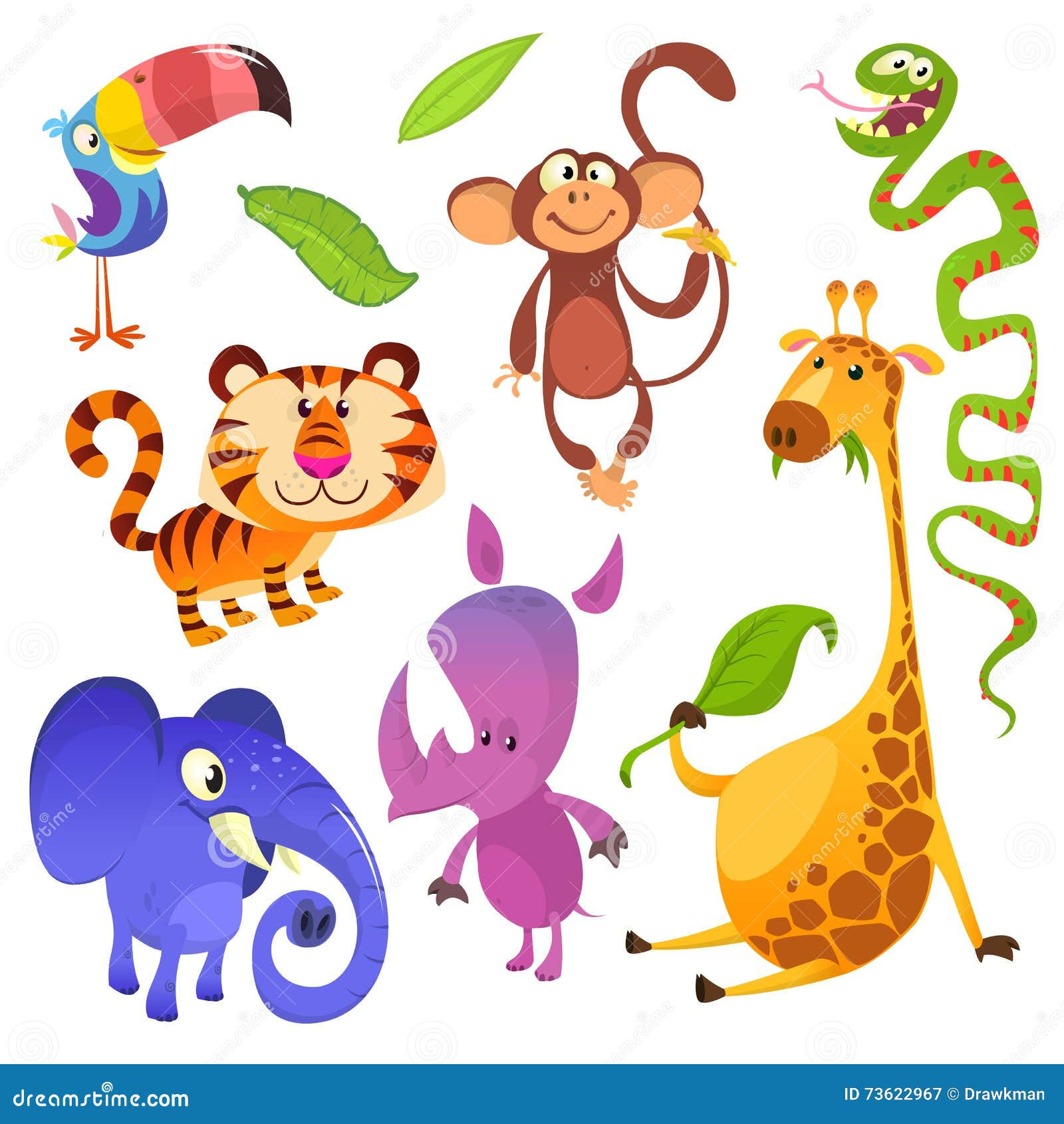 Wallpaper #fHfzJ5MB-pgBXx602qgy112 Jungle Animals Cartoon Vectors