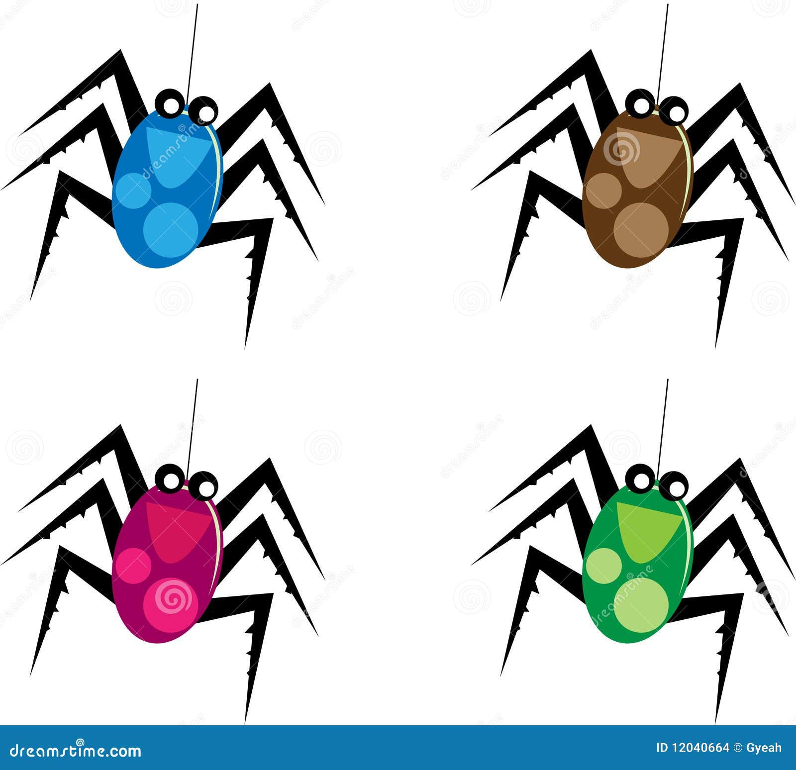 Wallpaper #zGexDZMBSpphPi3-sebl87 Cartoon Spider Stock Illustration Illustration of Insect 12040664