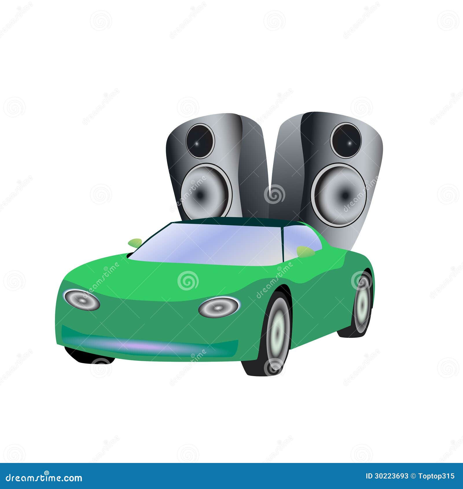 Wallpaper #0GjUI5MBSpphPi3-fza6342 Car Speakers Stock Vector Illustration of Design Equipment 30223693