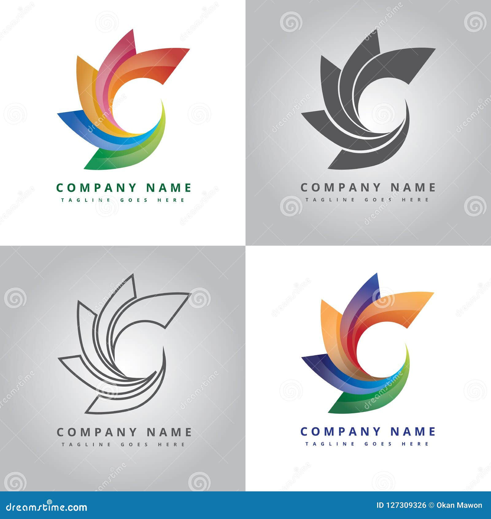 Wallpaper #rx08LZMBlOZrFDOkPs-y16 Colorful Circle Logo Design Inspiration Stock Vector Illustration of