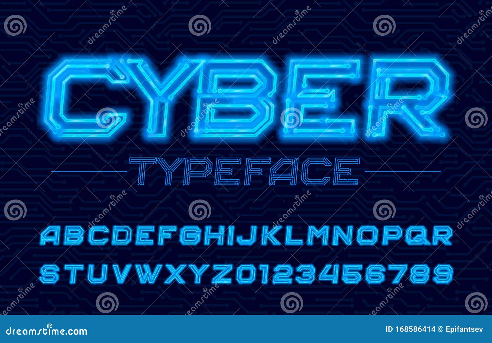 Wallpaper #UNsdYpcBzF5tfotJnuWV156 Cyber Font Futuristic Vector Font for Web and App Cartoondealercom