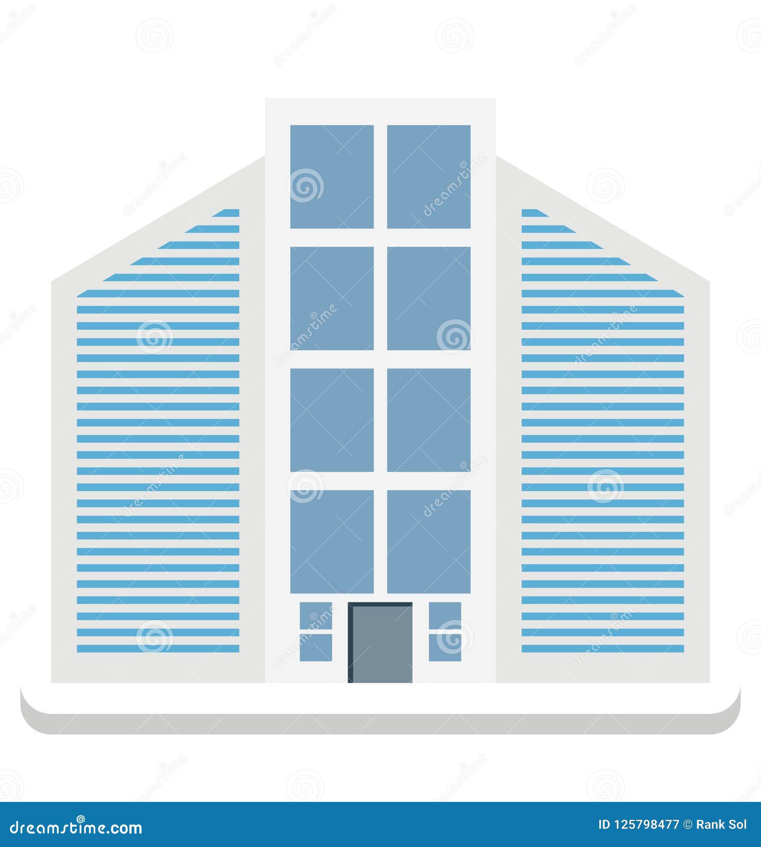 Wallpaper #gGdQ7pIBSpphPi3-YVxF346 Commercial Building Skyline Isolated Vector Icons Can Be Modify with