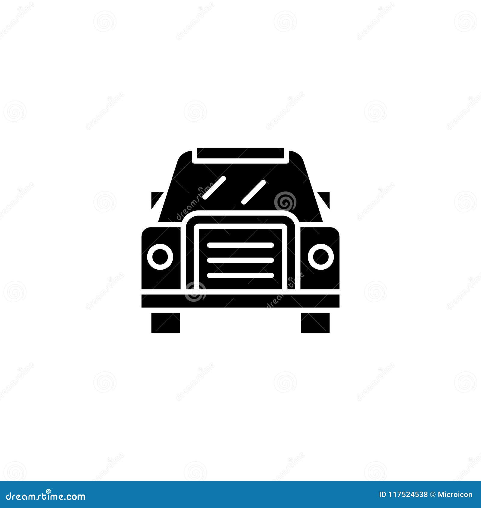 Wallpaper #QWd37pIBSpphPi3-ql0r197 Car Front View Black Icon Concept Car Front View Flat Vector Symbol
