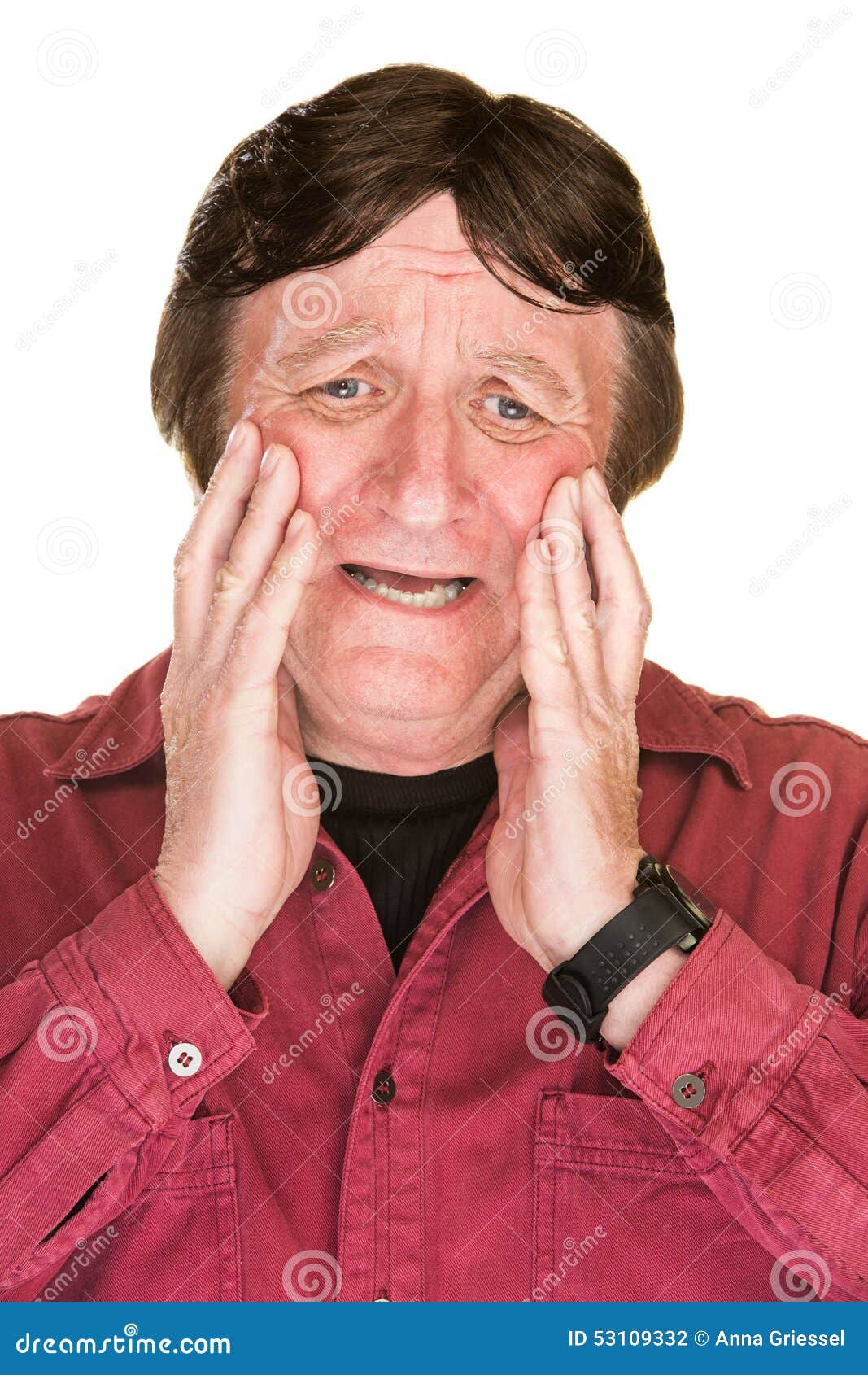 Wallpaper #q2eP65IBSpphPi3-00yX316 Crying Man Stock Photo Image of Frightened Mature Crying 53109332