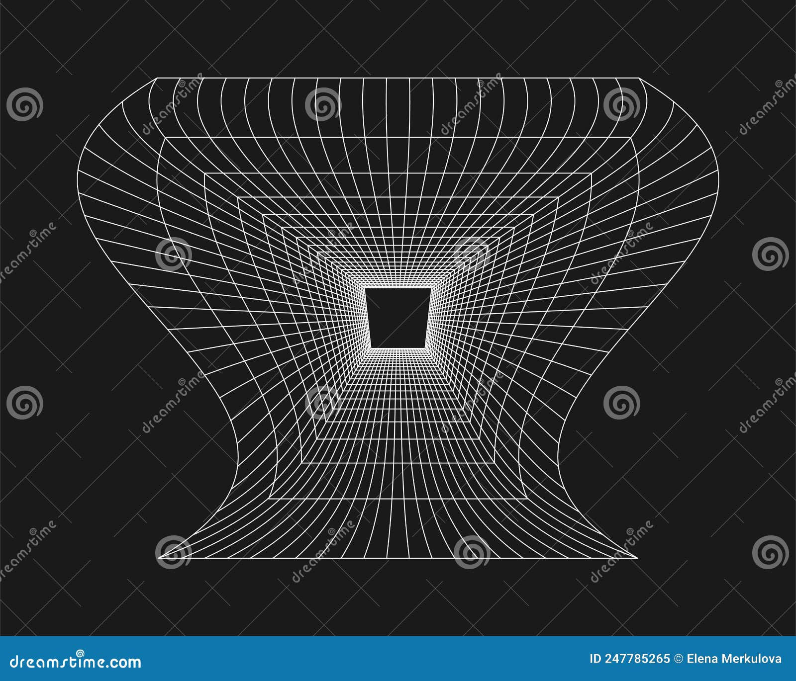 Wallpaper #63P7gY4BFI5NbQksYRjO28 Cyber Grid Retro Punk Perspective Rectangular Tunnel Grid Tunnel