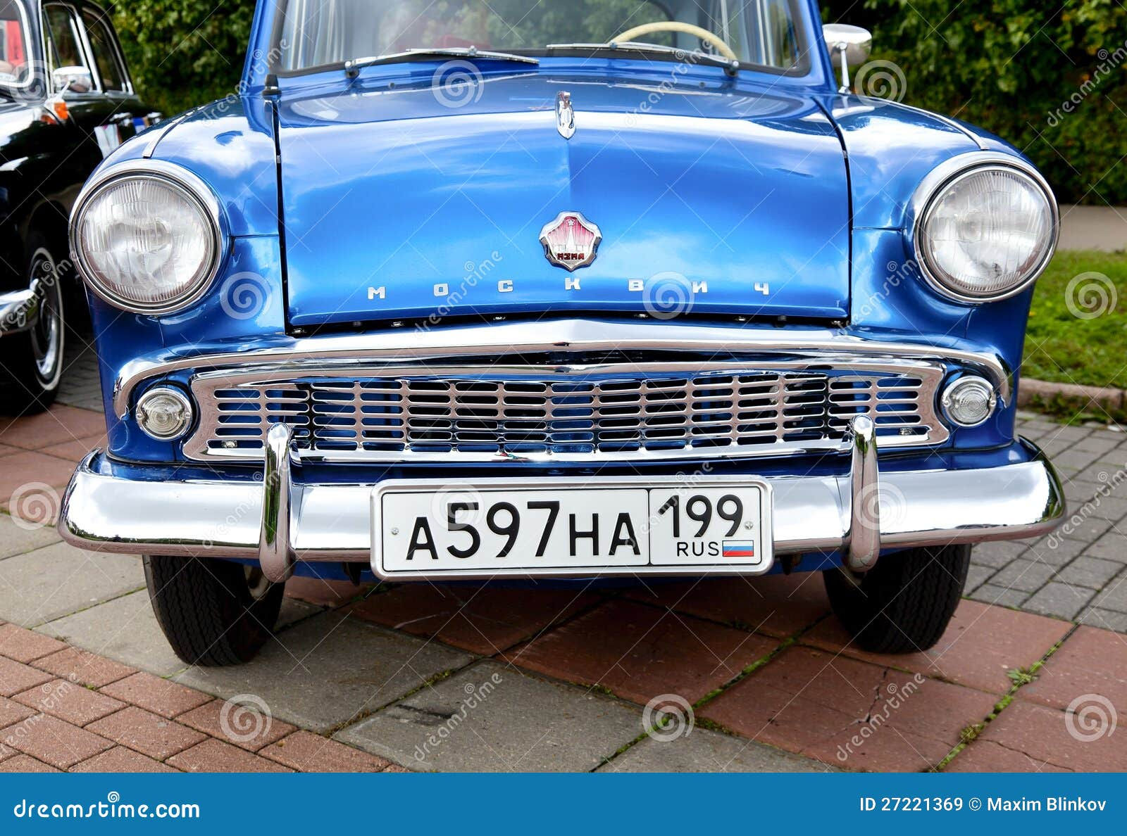 Wallpaper #SCzLSZMB0E1QgA7wqPTc7 Classic Old Car Blue Front View Editorial Stock Image Image 27221369
