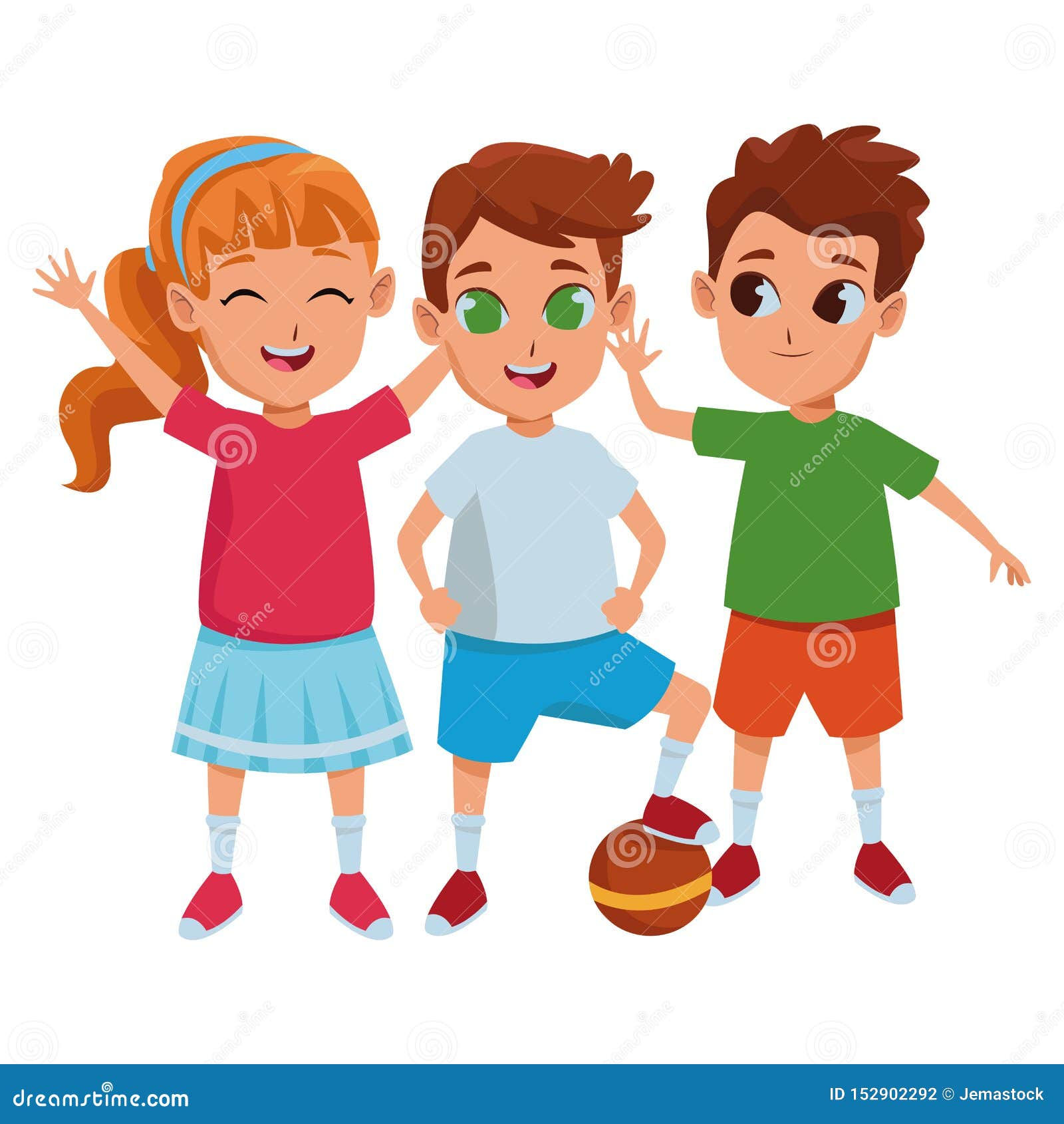 Wallpaper #W2cIDZMBSpphPi3-qeIv329 Kids Friends Playing and Smiling Cartoons Stock Vector Illustration