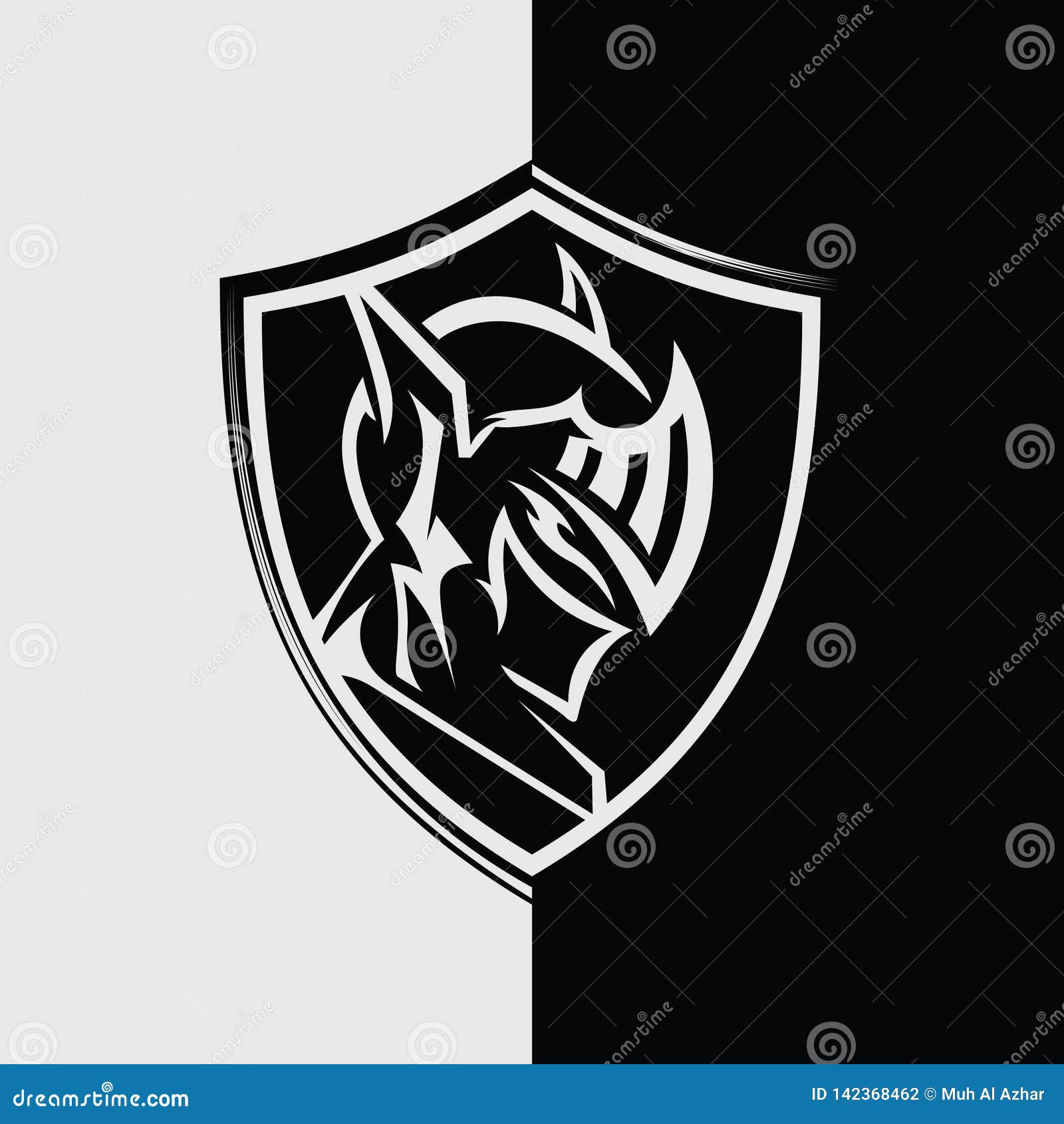 Wallpaper #dWiUJJMBSpphPi3-Fjn062 Knight Shield Gaming Stock Vector Illustration of Power 142368462