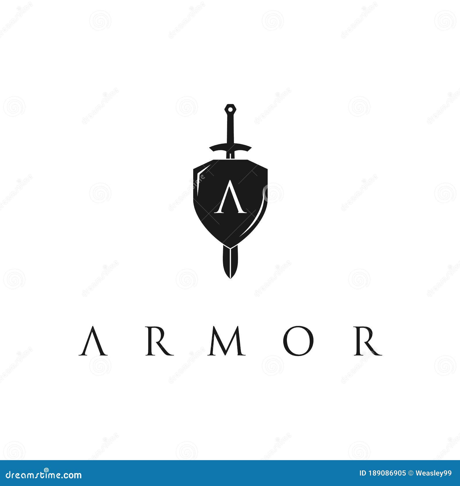 Wallpaper #dWiUJJMBSpphPi3-Fjn057 Knight Shield Armor Sword with Initial Letter a Logo Design Stock