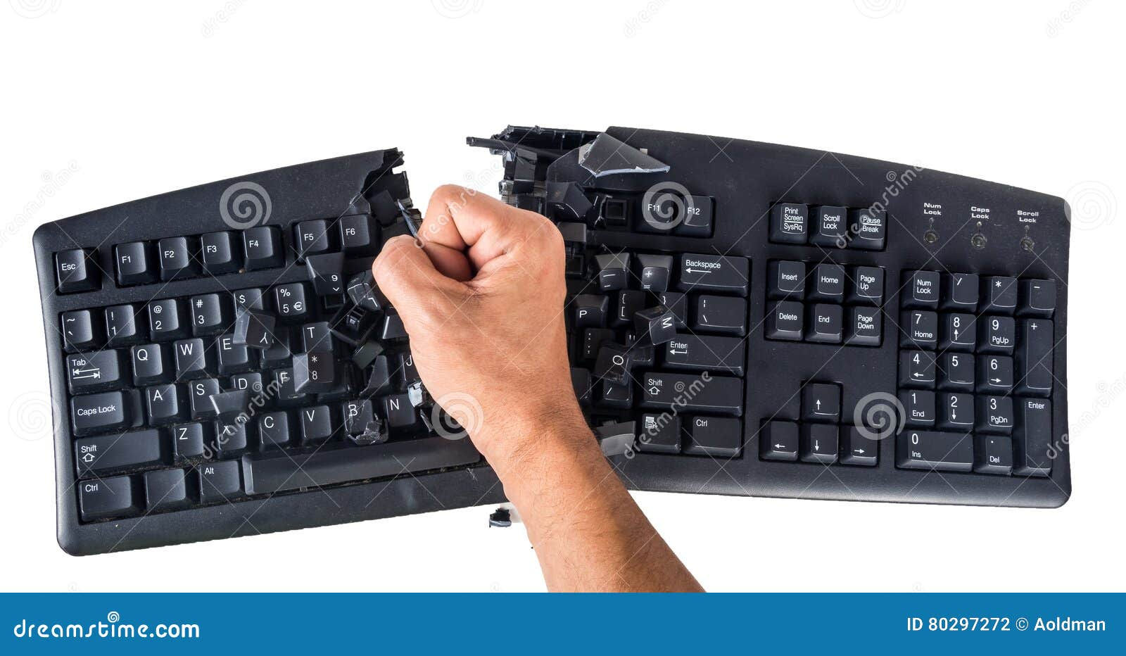 Wallpaper #p2fJ6JIBSpphPi3-wz7s19 Keyboard Smashed by Angry User Stock Photo Image of Broken Data