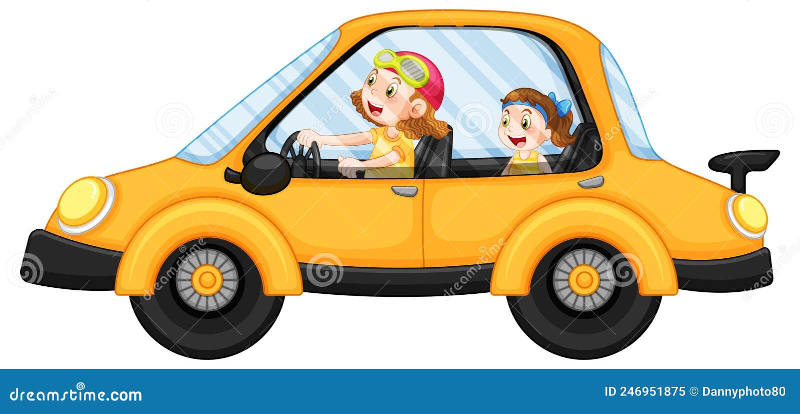 Wallpaper #60421 Yellow Mini Car Cartoon Vector Illustration 1910070 Vector Art at Vecteezy