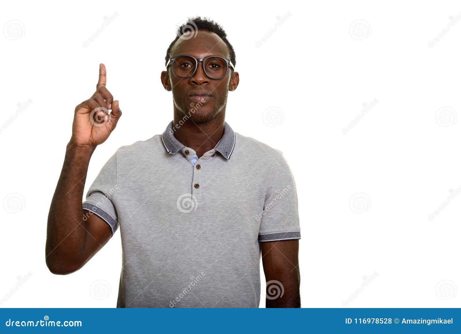 Wallpaper #IWf6_JIBSpphPi3-lZoB65 Young Black African Man Pointing Finger Up Stock Photo Image of