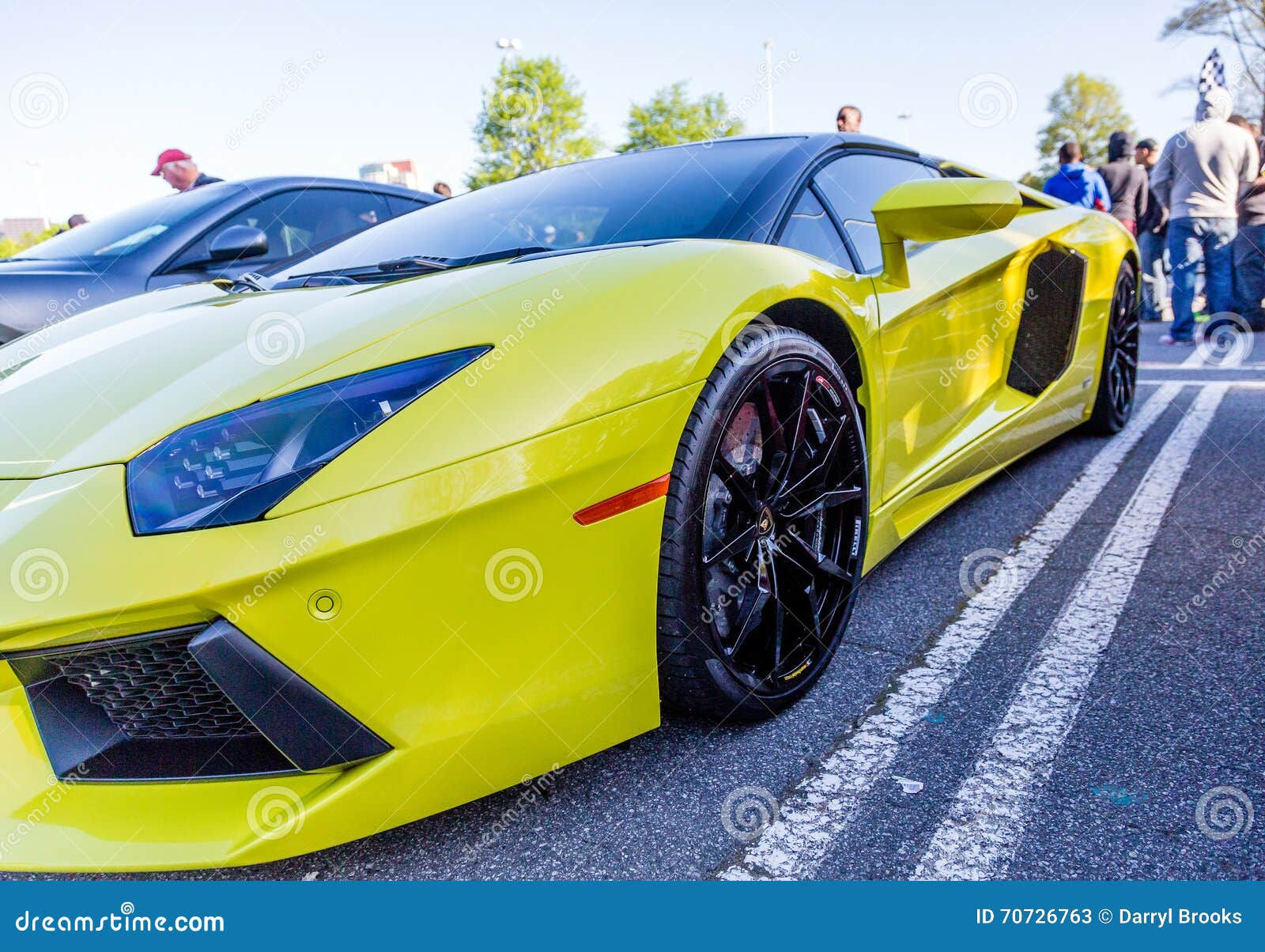 Wallpaper #OR1ZLZMBlOZrFDOkbtBa8 Yellow Lamborghini at Car Show Editorial Stock Photo Image of Autos