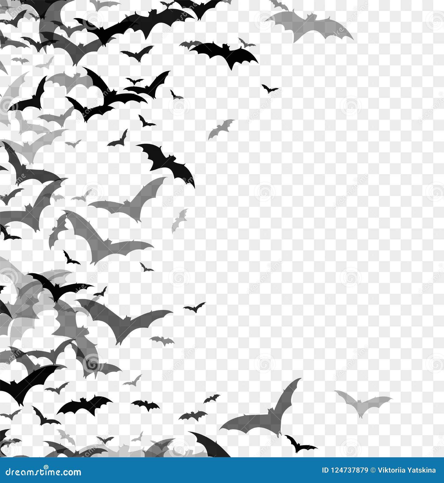 Wallpaper #r3KDMpMBX2lk1u3ogFrF164 Black Silhouette of Bats Isolated on Transparent Background Halloween