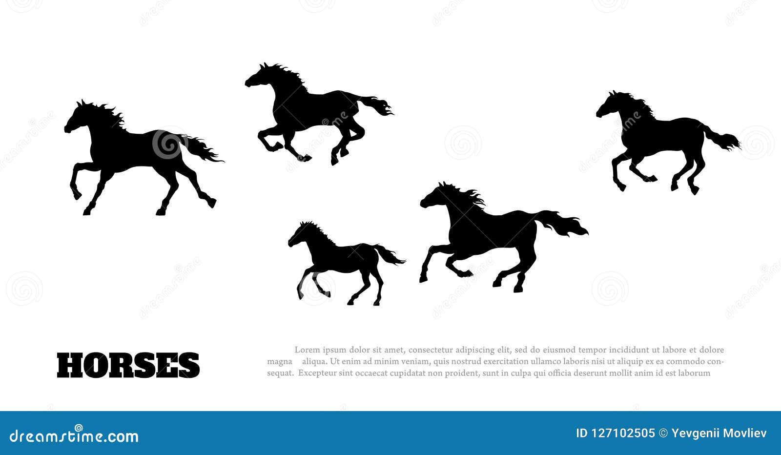 Wallpaper #u4sTdZcBcm9NJah-VnaO165 Black Silhouette of Running Horses Isolated Detailed Drawing of