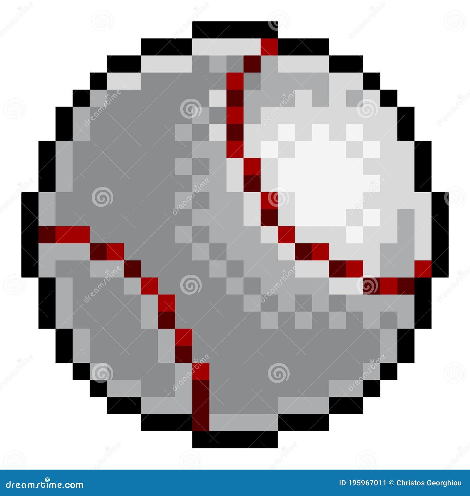 Wallpaper #txdfPpMBPLD5_VEN0t9L137 Baseball Ball Pixel Art Eight Bit Sports Game Icon Stock Vector
