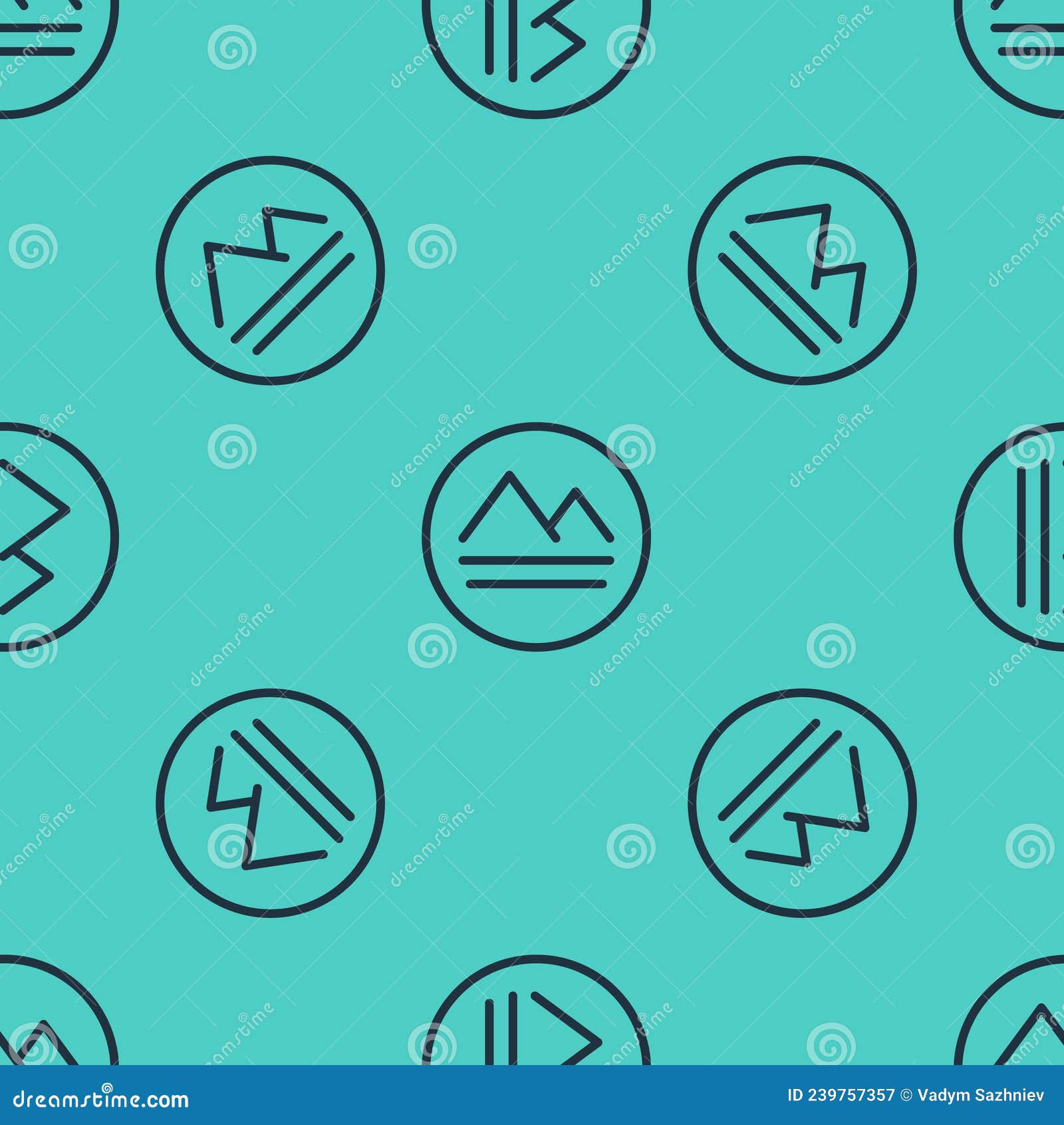 Wallpaper #_Gep6ZIBSpphPi3-WkJU81 Black Line Earth Element of the Symbol Alchemy Icon Isolated Seamless