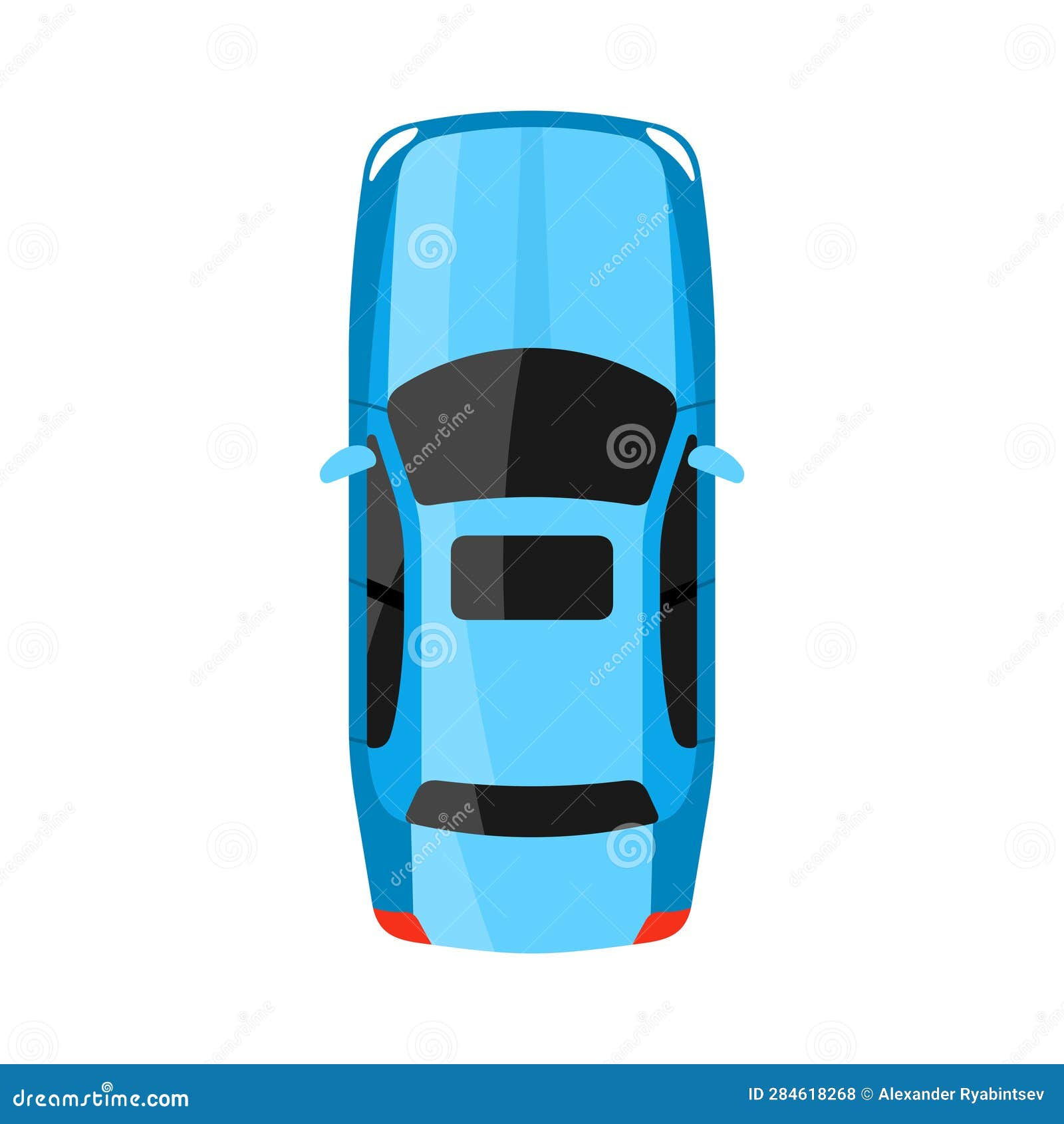 Wallpaper #___Pa5MB3lSXT3zUD-gs25 Blue Car Top View Vector Illustration Sedan Car Illustration Stock