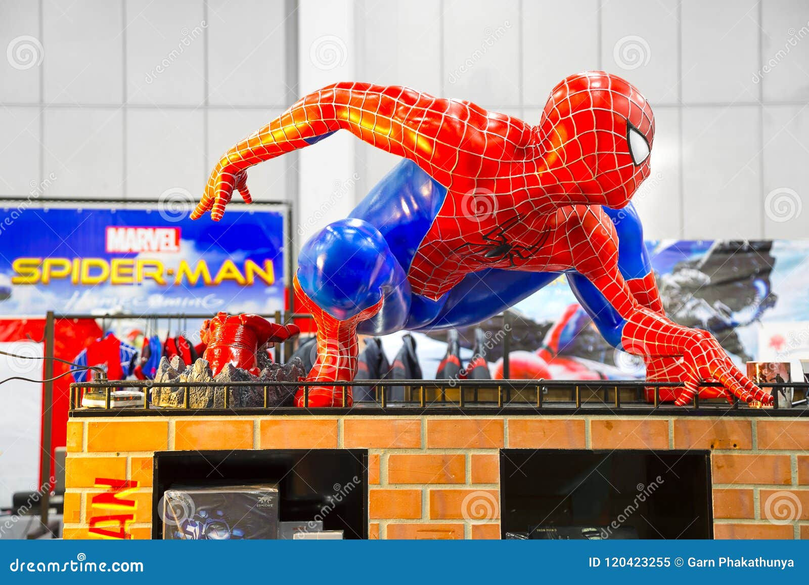 Wallpaper #Ru-PTJMBMN-XEVvVRD7I167 Bangkok Thailand August 26 2017 a Waxwork of Spiderman on