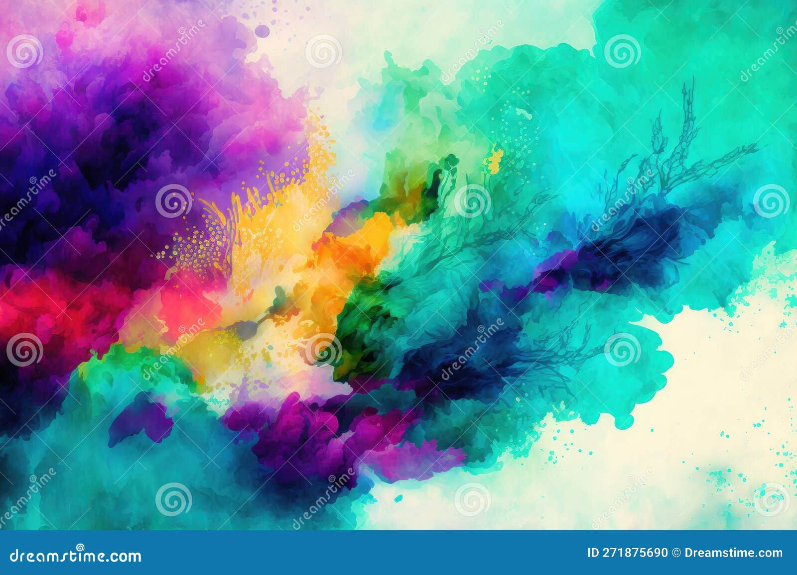 Wallpaper #uB09LZMBlOZrFDOkSs-D26 Background Made with Abstract Watercolor Colorful Digital Abstract