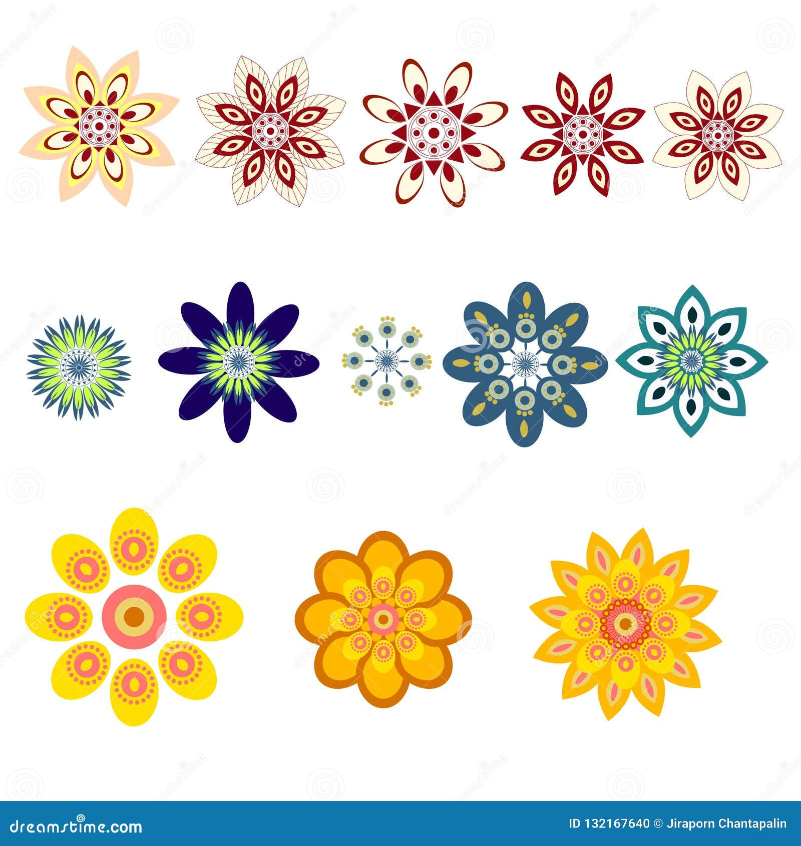 Wallpaper #4GdP9JIBSpphPi3-k3mn32 Beautiful Flower Set Pattern Background Stock Vector Illustration of