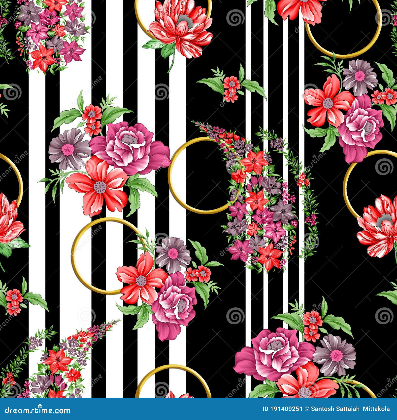 Wallpaper #4GdP9JIBSpphPi3-k3mn17 Beautiful Flower Pattern Floral Seamless Allover Designwatercolor