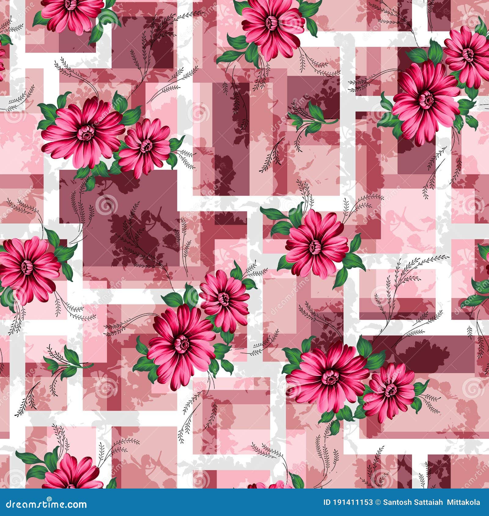 Wallpaper #4GdP9JIBSpphPi3-k3mn31 Beautiful Flower Pattern Floral Seamless Allover Designwatercolor