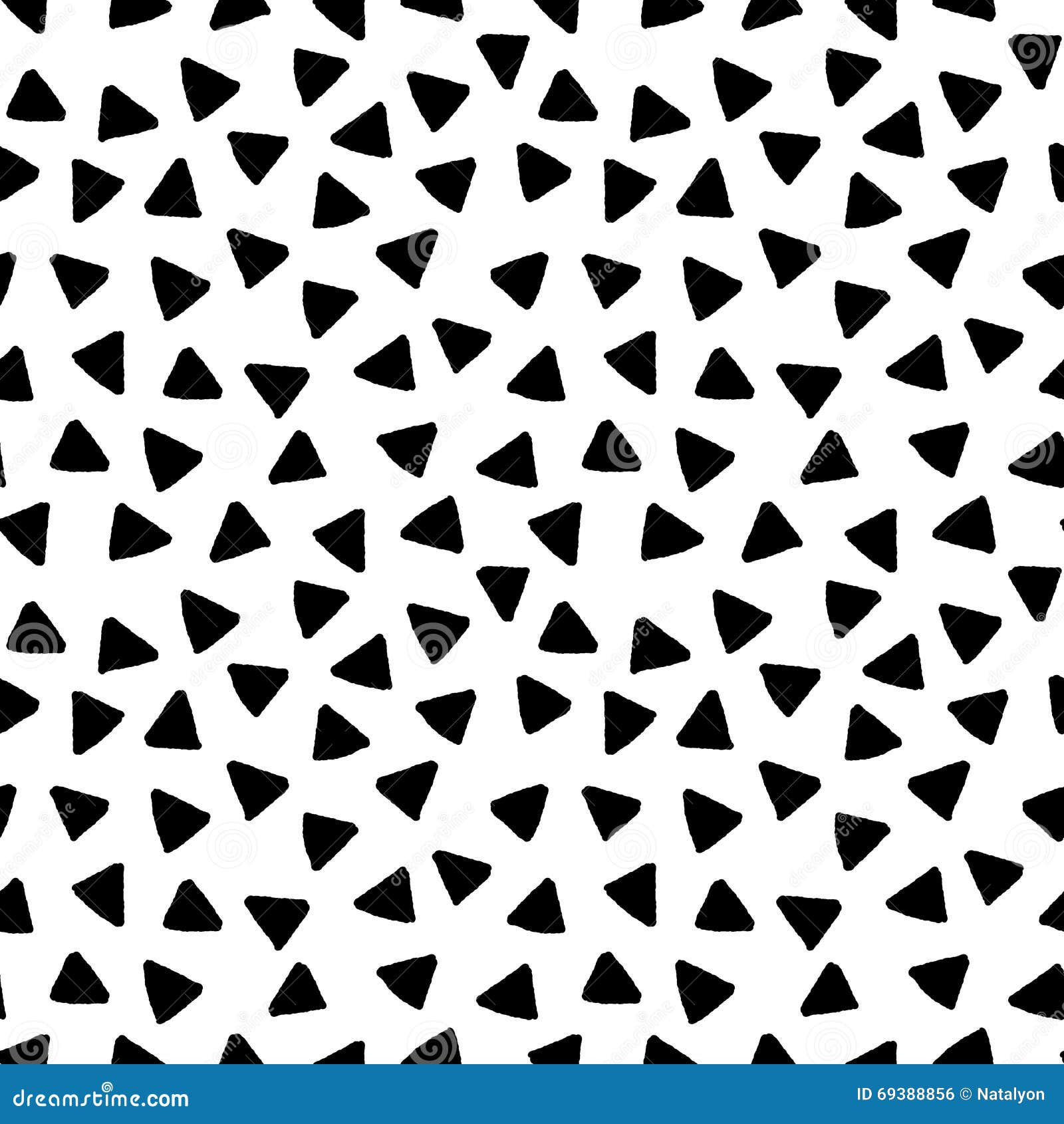 Wallpaper #W2ex7ZIBSpphPi3-OlmC287 Black and White Triangles Hand Drawn Simple Geometric Seamless Pattern