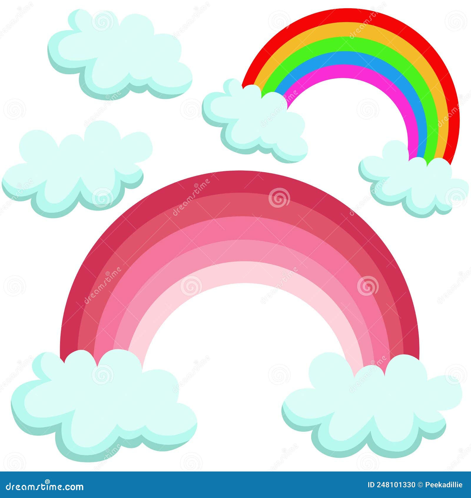 Wallpaper #_2eP9ZIBSpphPi3-1n_c148 Rainbow Vector Clipart Stock Vector Illustration of Colorful 248101330