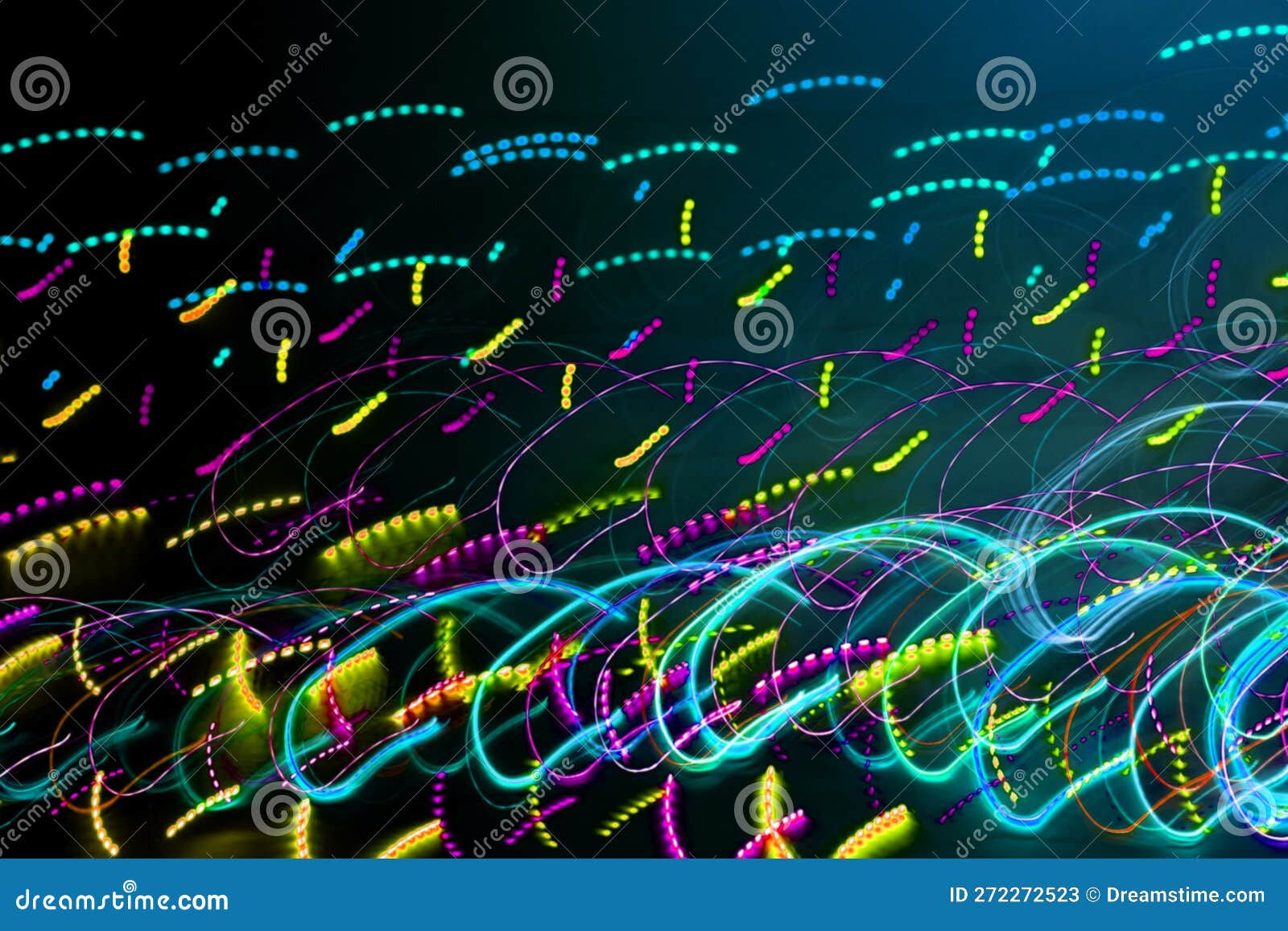 Wallpaper #9R0YLZMBlOZrFDOkn87x175 Blurred Abstract Background Drawing with Light Garlands Stock Image