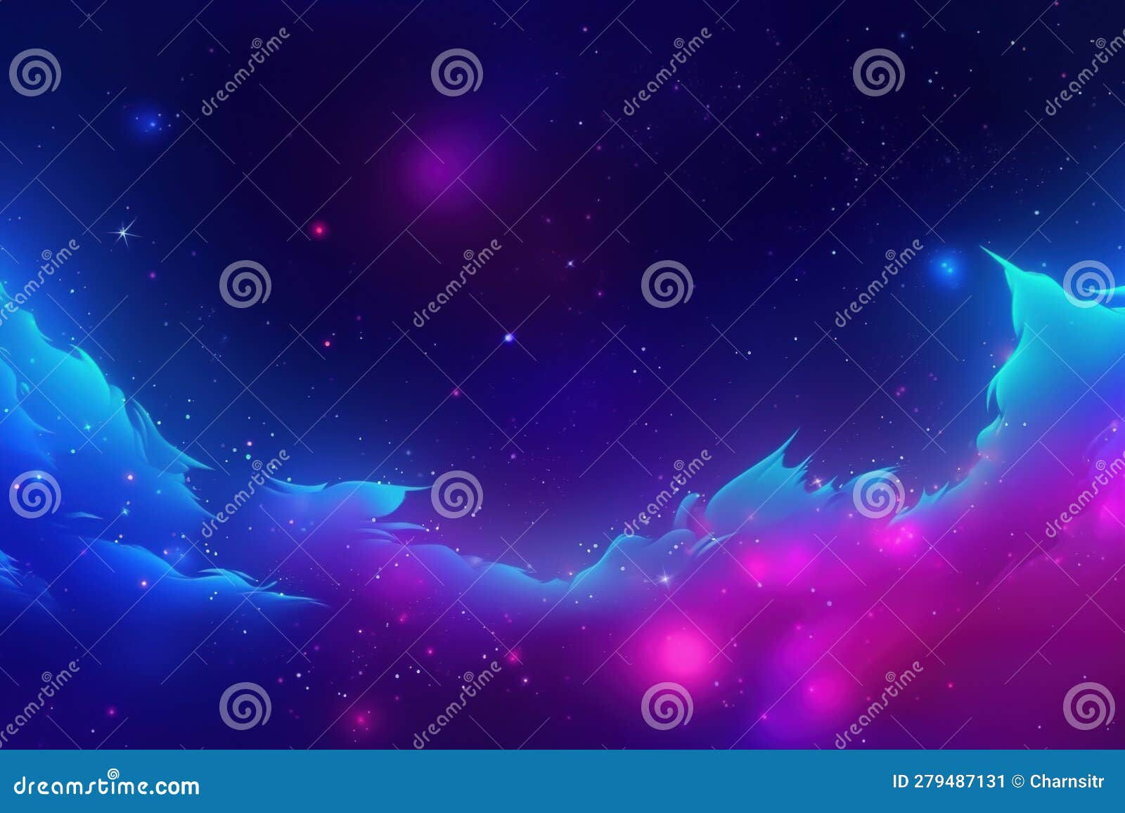 Wallpaper #gWfk_ZIBSpphPi3-tp0a115 Blue and Purple Galaxy Background Created with Generative AI Technology