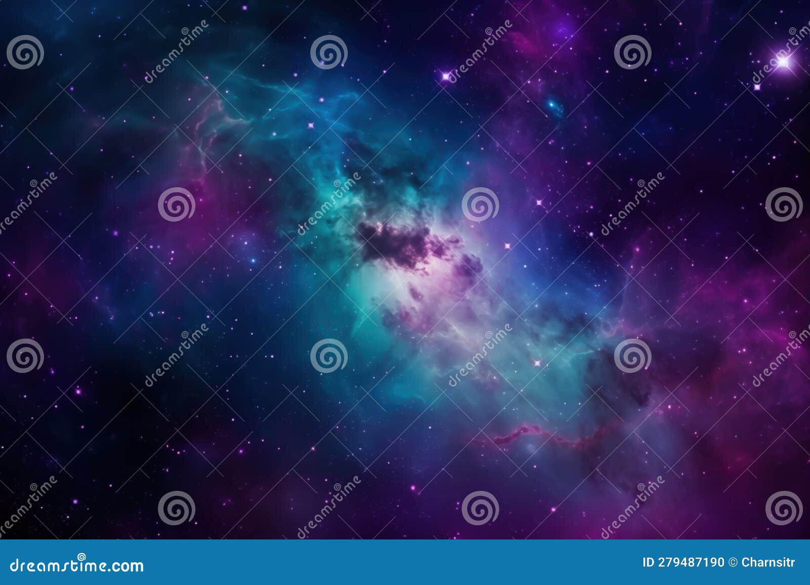 Wallpaper #gWfk_ZIBSpphPi3-tp0a92 Blue and Purple Galaxy Background Created with Generative AI Technology