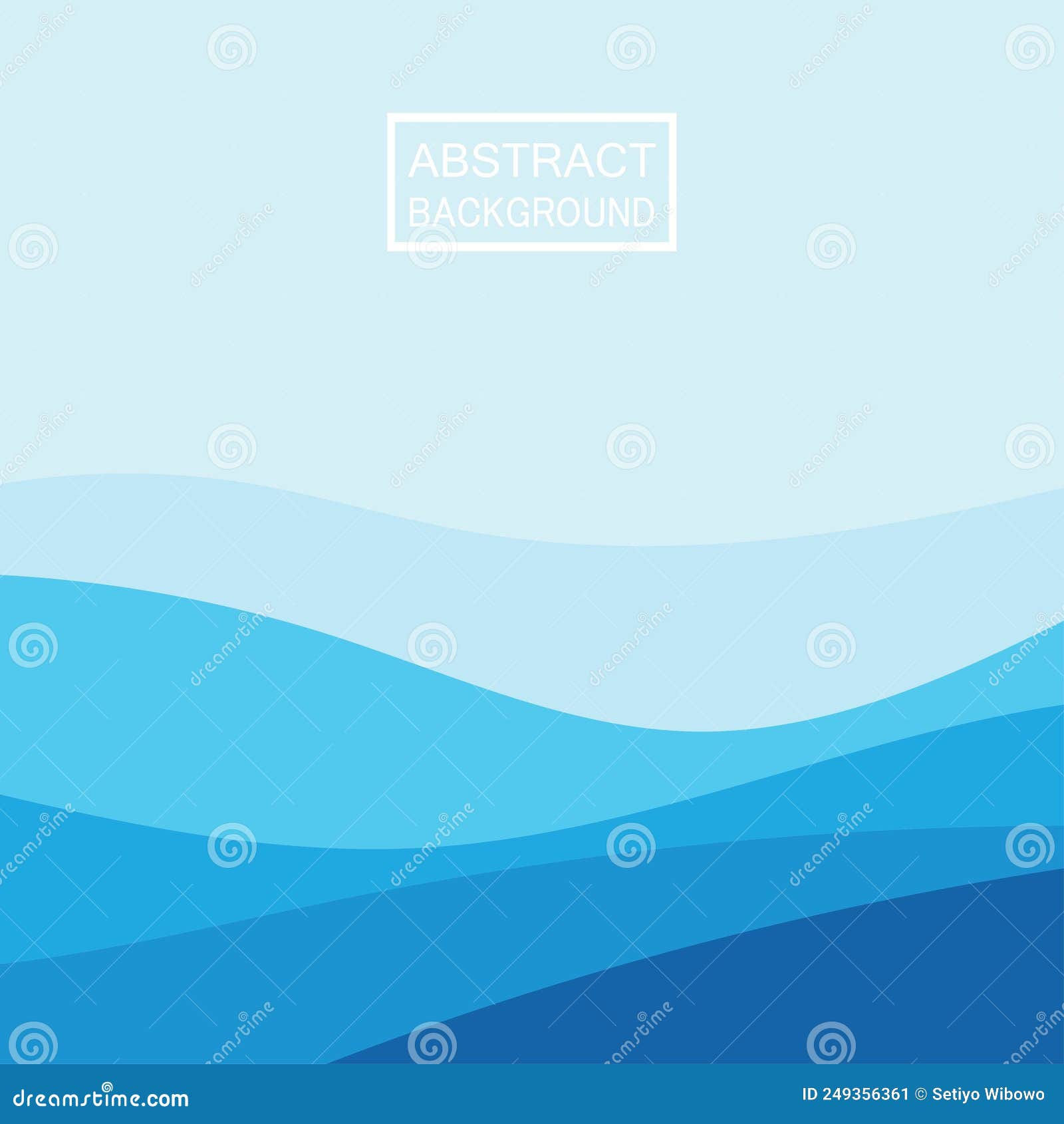 Wallpaper #Z2f7-5IBSpphPi3-9ZYM50 Blue Wave Vector Abstract Background Flat Design Stock Illustration