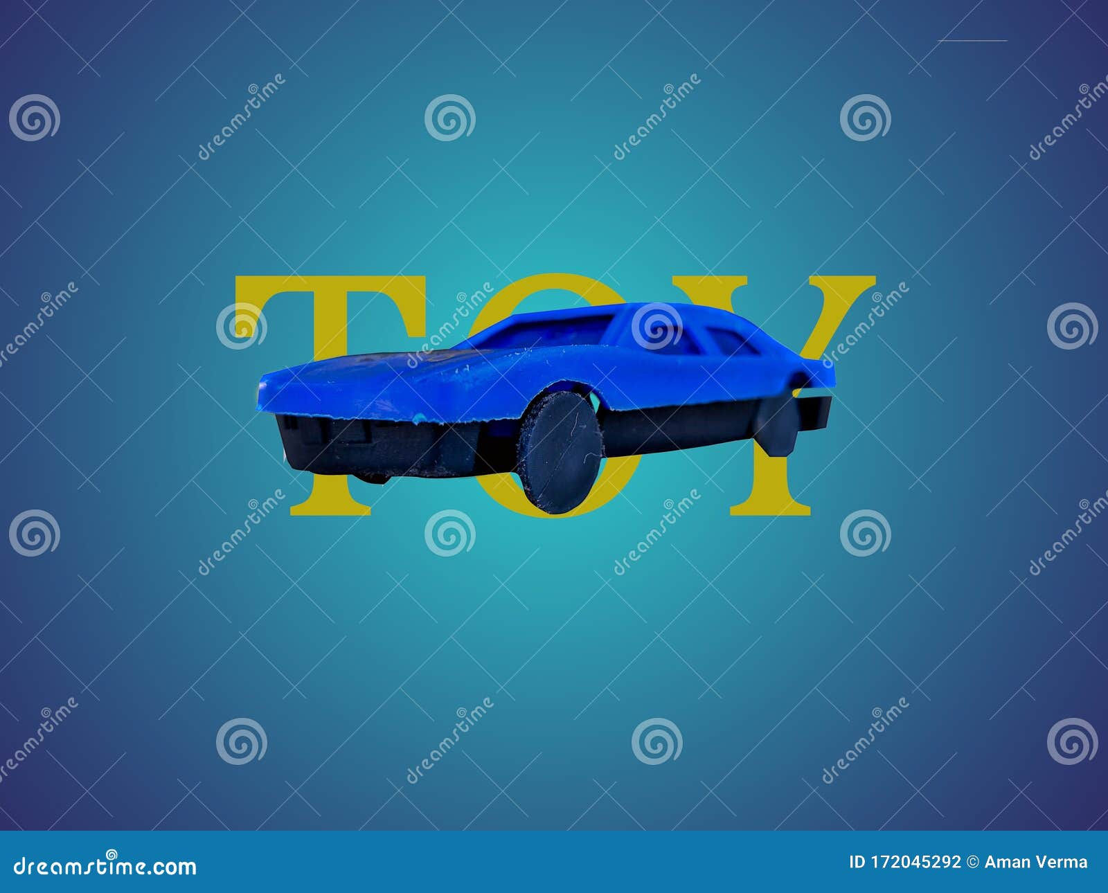 Wallpaper #0GfJ9pIBSpphPi3-OYTp178 Blue Color Toy Car Isolated on the Text Toy with Blue Color Background