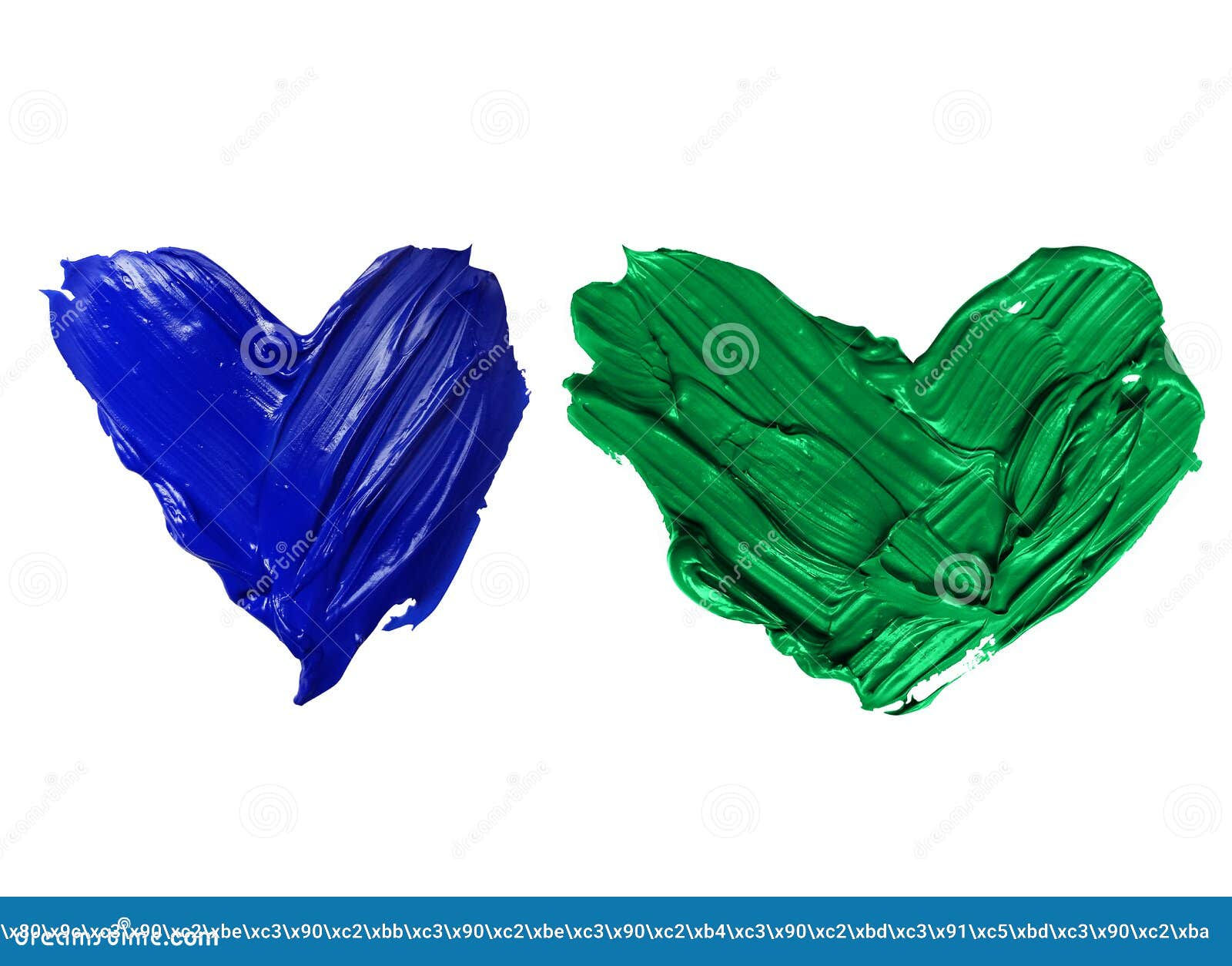 Wallpaper #Tmd395IBSpphPi3-tobx371 Blue Green Heart Stain Acrylic Gouache Brush Stock Photo Image of