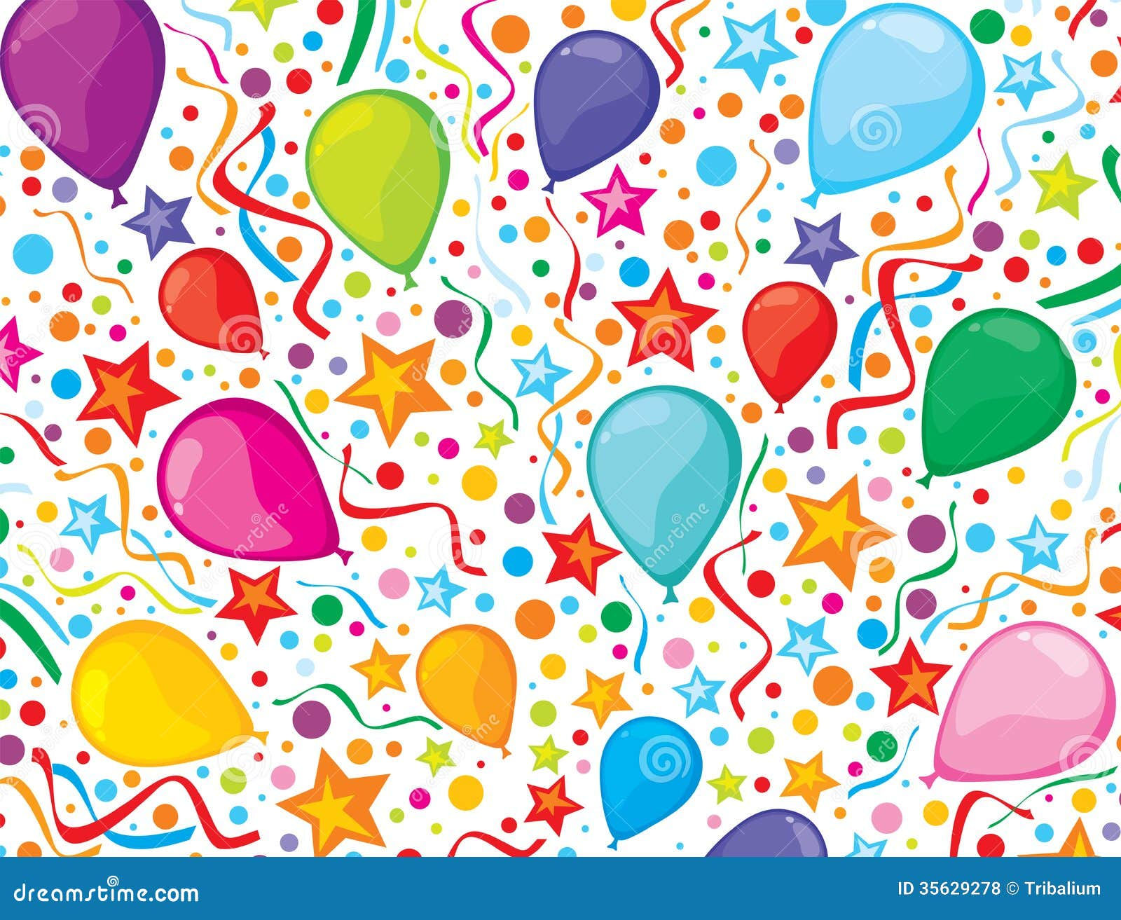 Wallpaper #lMnyjJcB-VVLIetl3Wns55 Birthday Background with Party Streamers and Confe Stock Vector