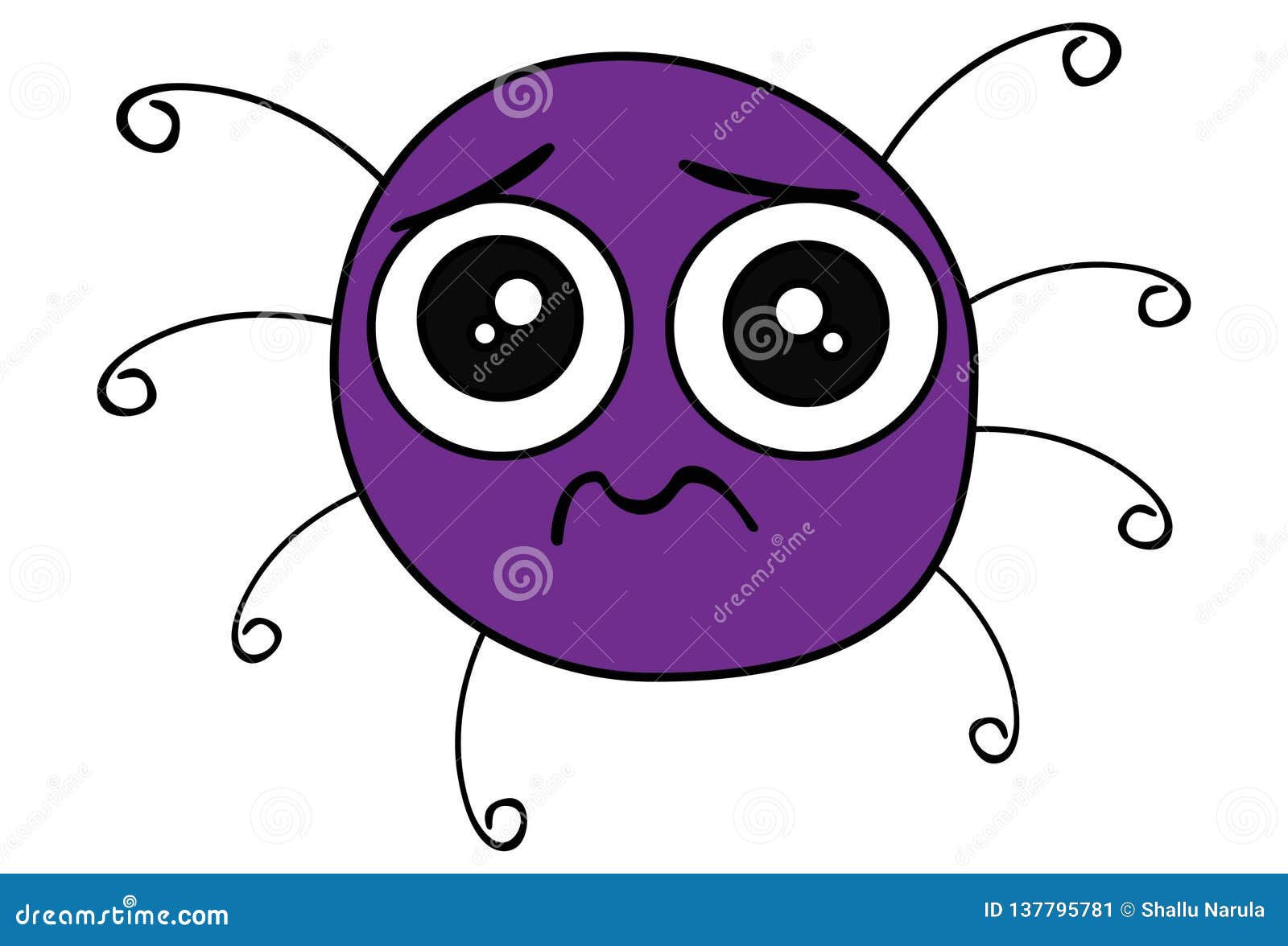 Wallpaper #46455 Brown Spider Cartoon Isolated Illustration Stock Vector Image Art Alamy