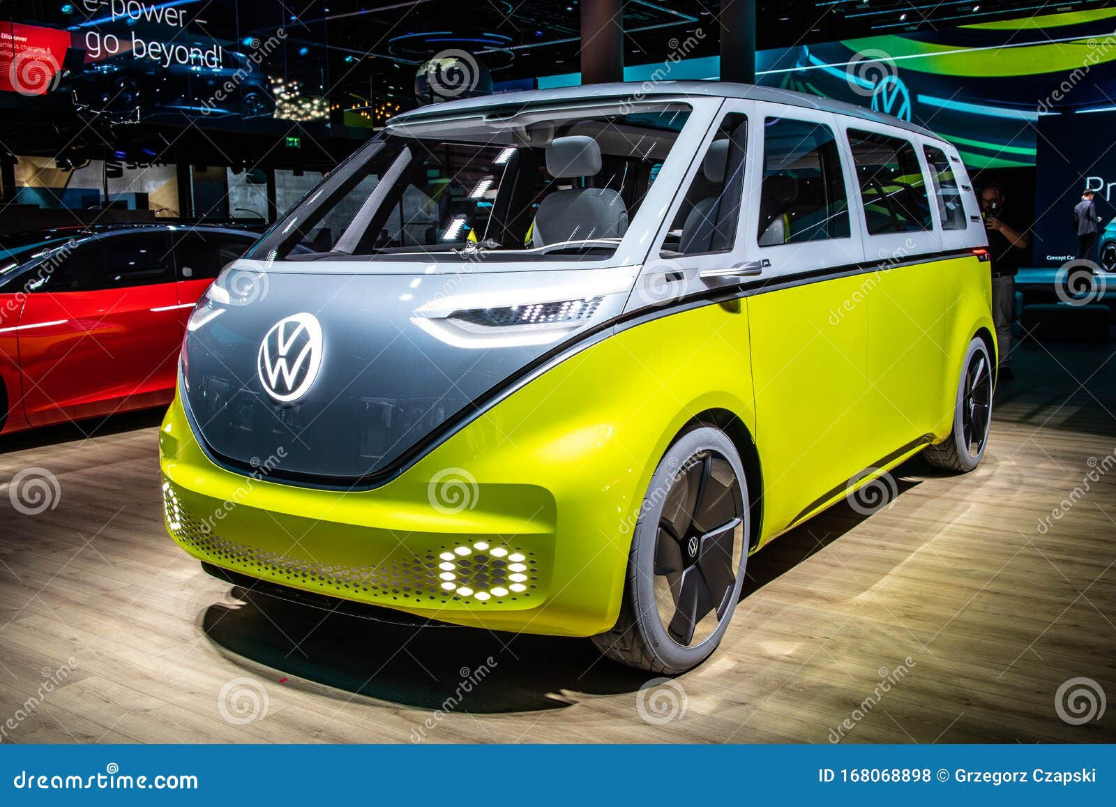 Wallpaper #4WfGDpMBSpphPi3-_uvA80 Volkswagen Vw Id Buzz Concept Car at Brussels Motor Show Prototype