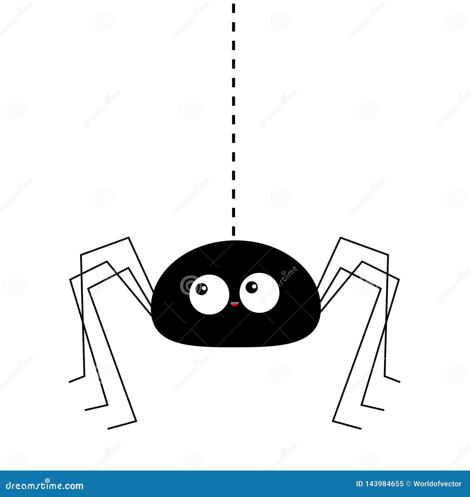 Wallpaper #A-rAVJMBlwTYPL18xwxK244 Black Spider Silhouette Hanging on Dash Line Web Long Paws Happy