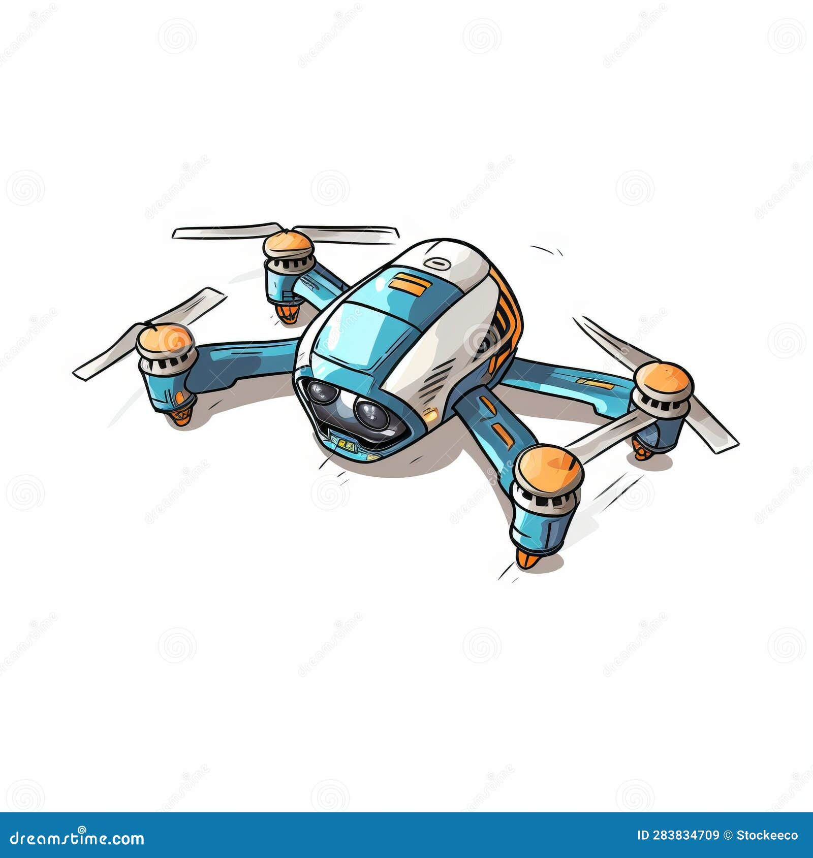 Wallpaper #phoQUpMB1yWOL4qgsYK197 Dynamic Cyan and Amber Drone Illustration with Futuristic Seapunk Vibes