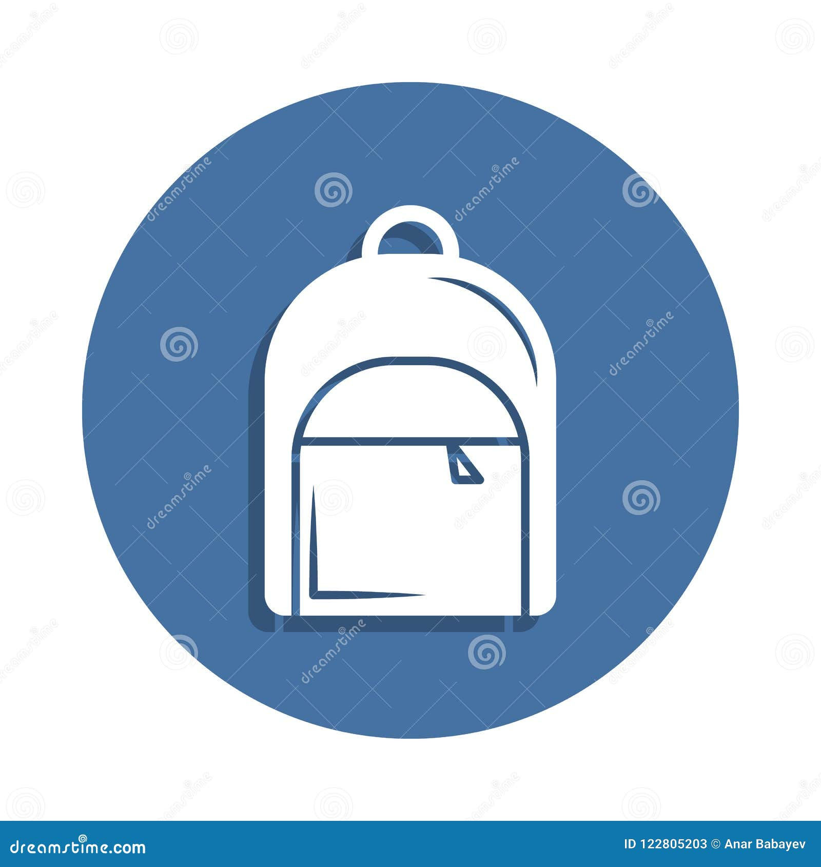 Wallpaper #f1329 Download Sketch of a Rucksack Backpack Isolated on White Background