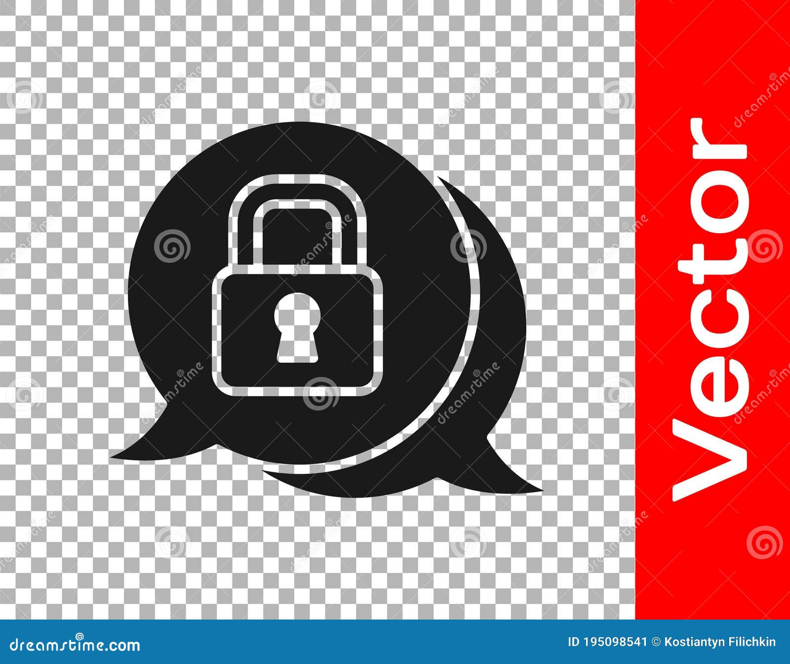 Wallpaper #C0BUMZMBJhL2WPbaUcZw31 Black Cyber Security Icon Isolated on Transparent Background Closed